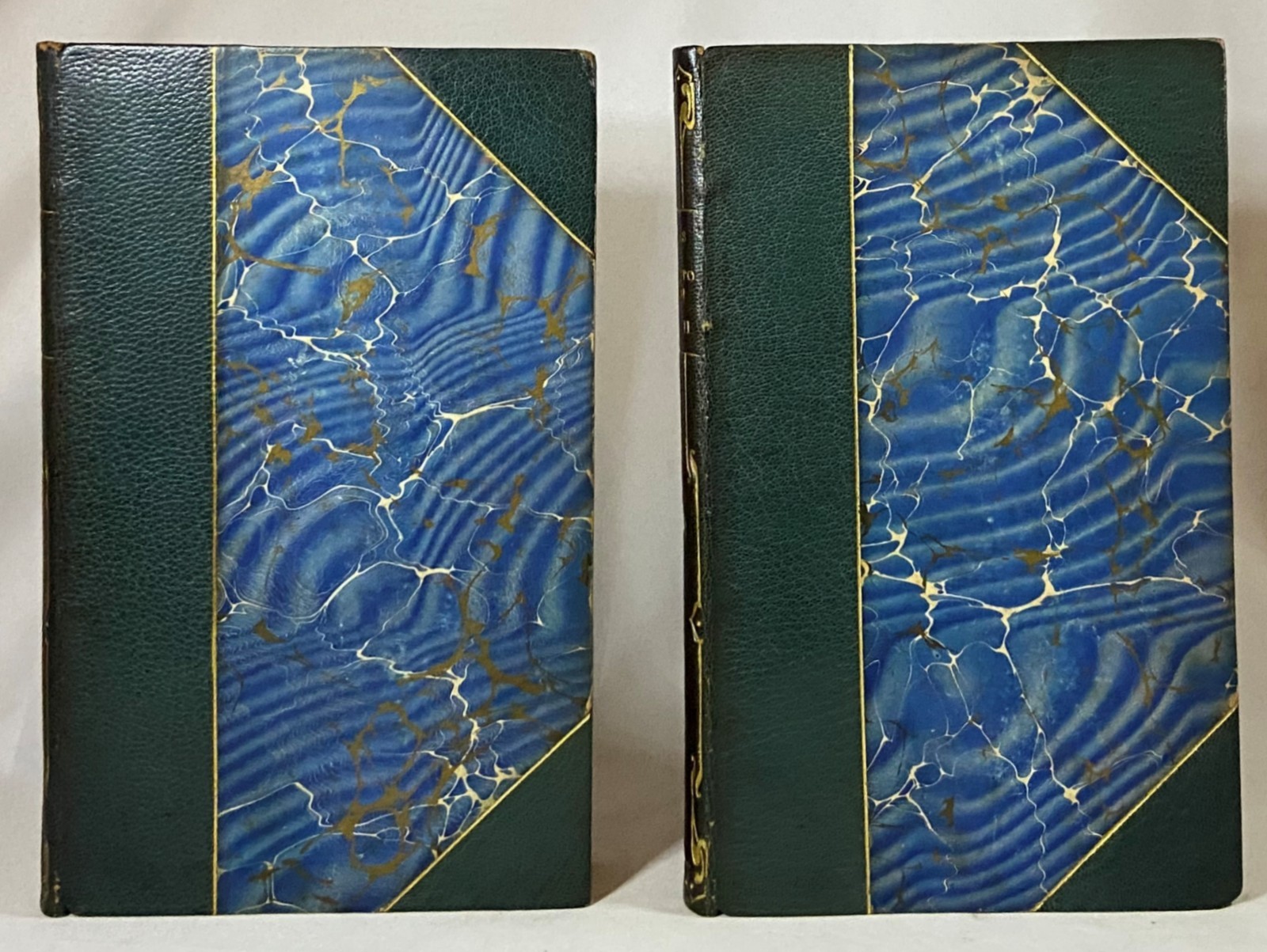 1822 LIFE OF BENVENUTO CELLINI Art Nouveau ZAEHNSDORF BINDING Fine Leather Books