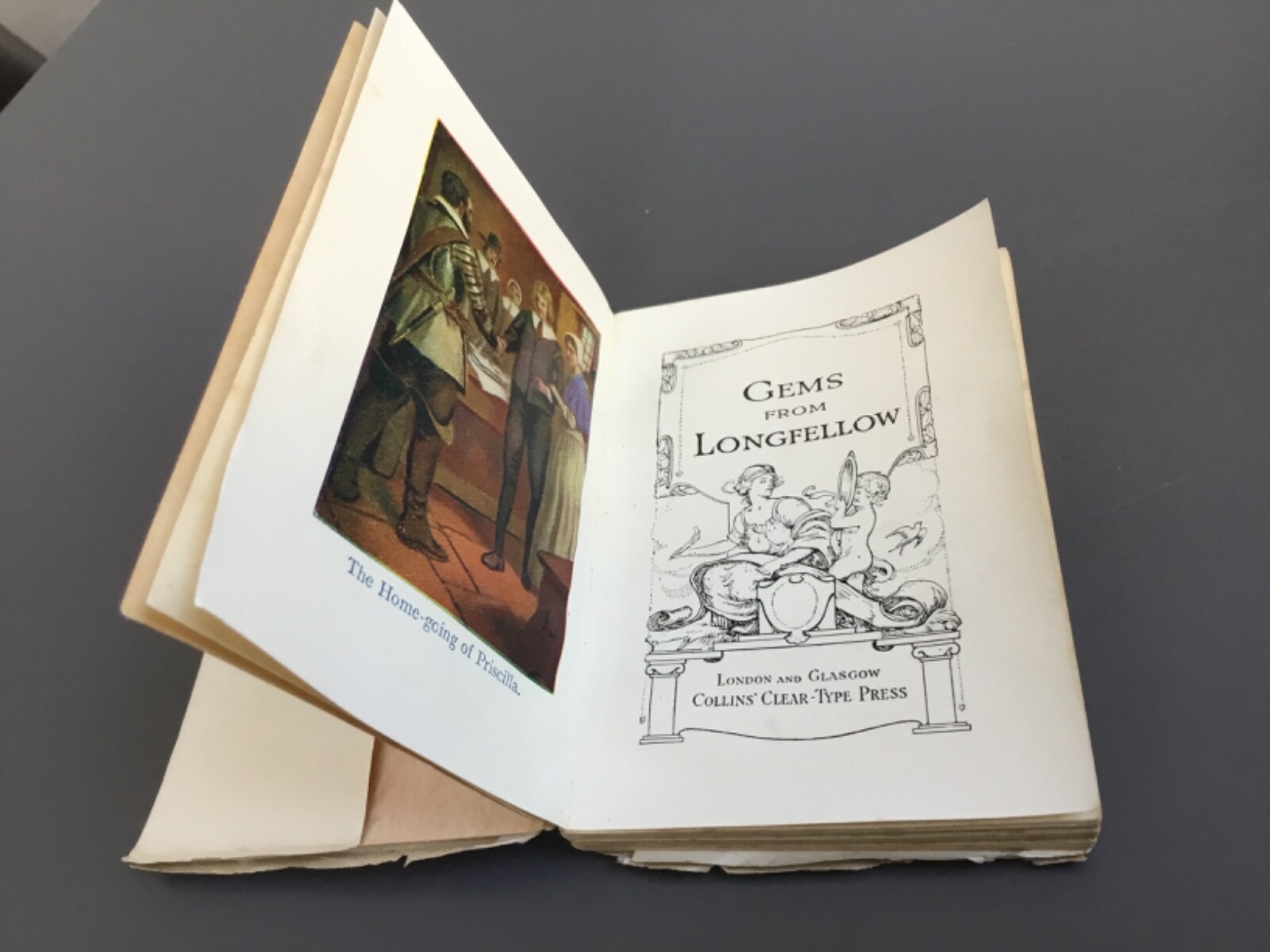 Vintage Gems from Longfellow Mini Book 10cm x 7cm Collins Clear Type Press