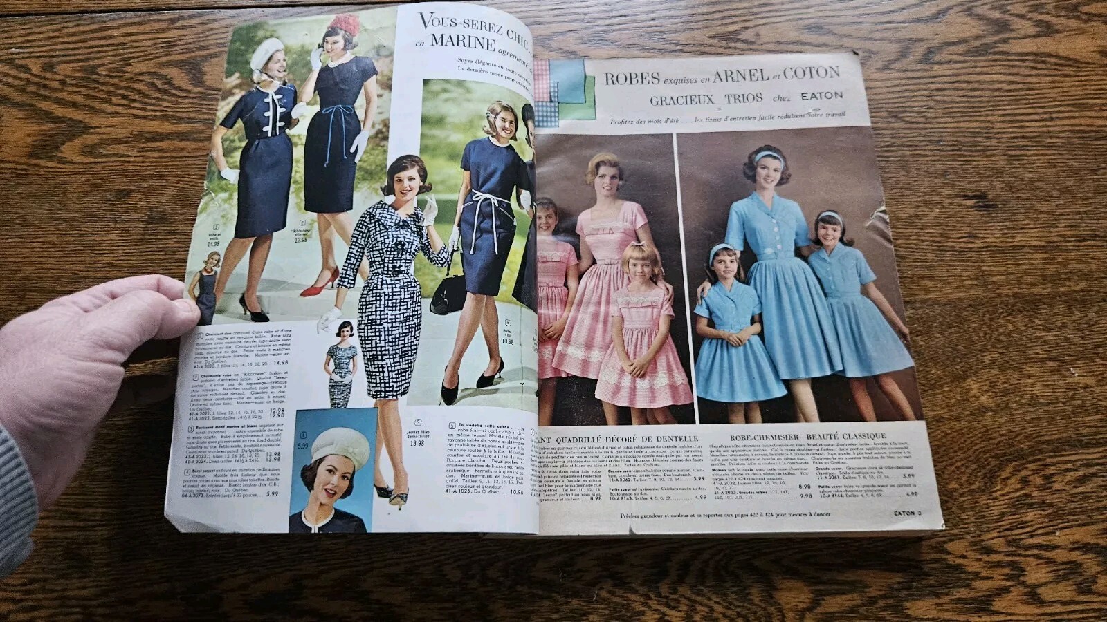 Vintage 1963 Eaton French Catalog 428 pages