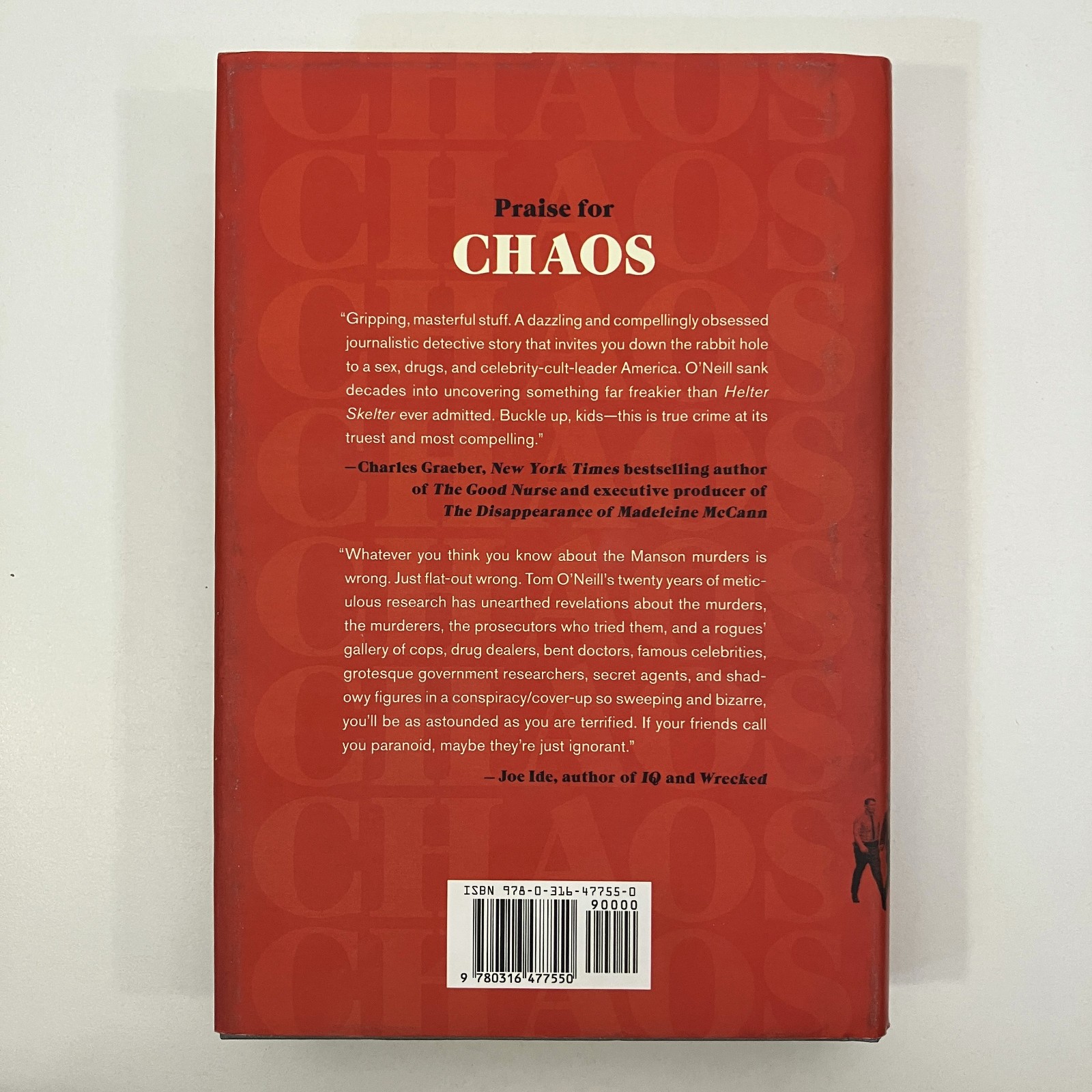 Chaos Charles Manson CIA Secret History HCDJ 1st Edition 2019 Tom ONeill VGC