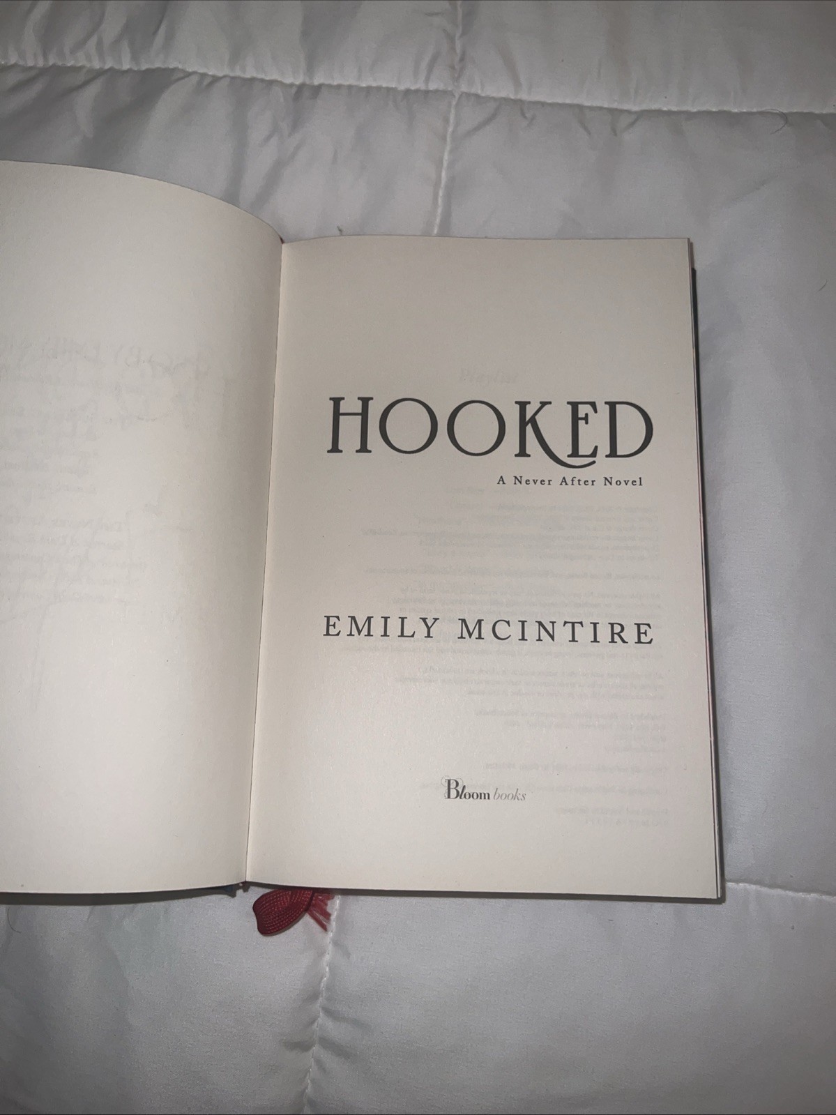 Hooked By Emily McIntire Collectors Edition Hardcover RARE