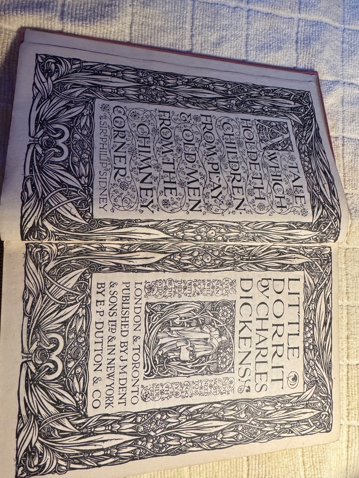 Charles Dickens hardcover, Little Dorrit, 1917, 784 pages