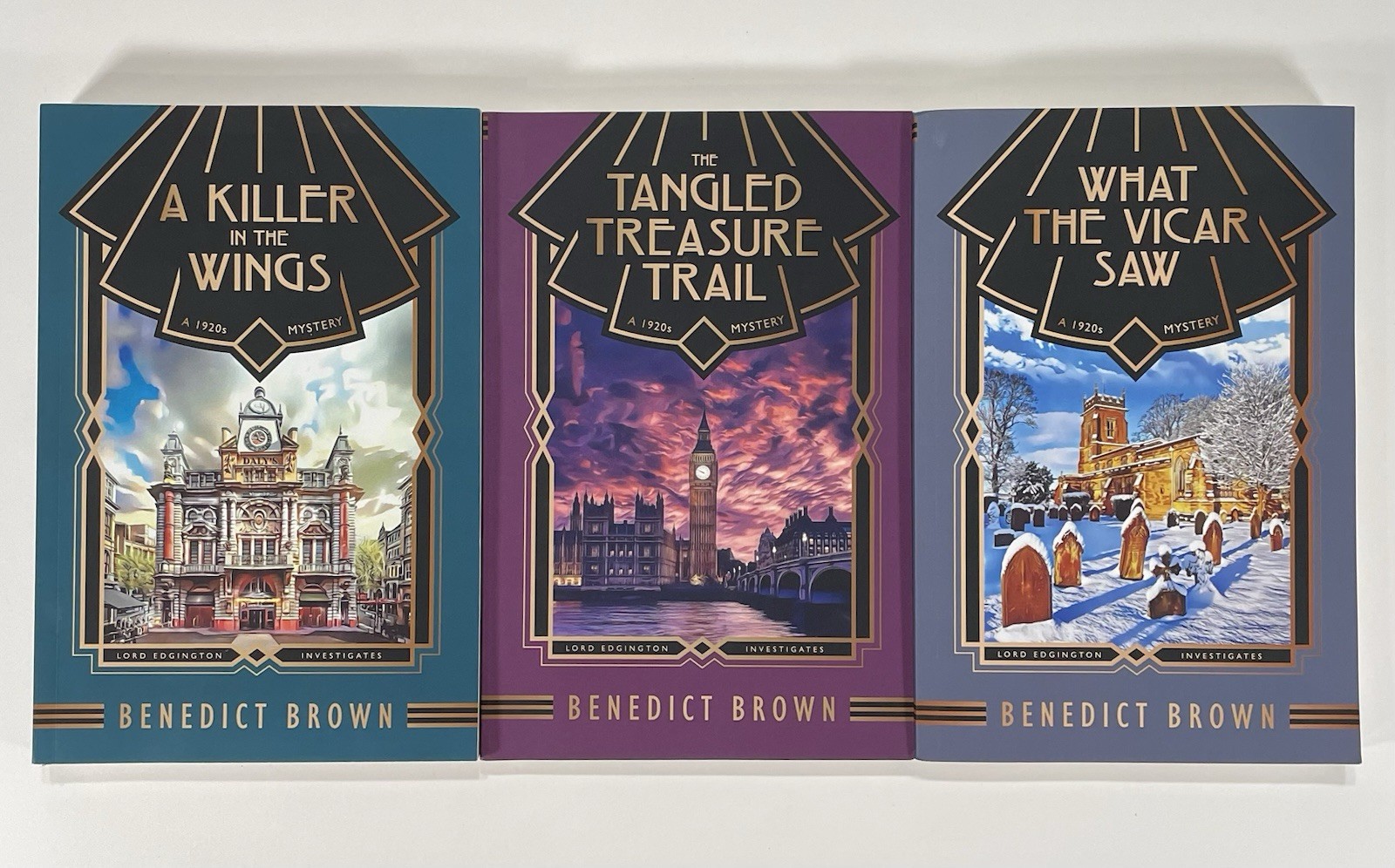BENEDICT BROWN Lord Edgington Investigates Lot Of 3 – Tangled Treasure Trail