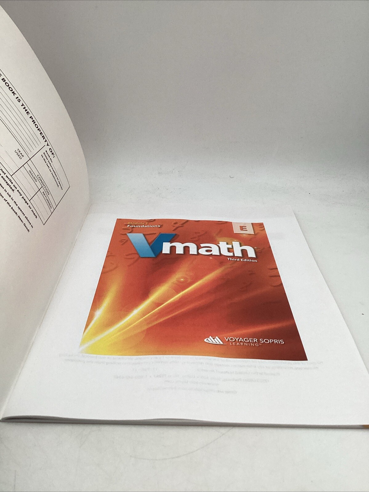 Student Math Pack V Math Third Edition Voyager Sopris Learning