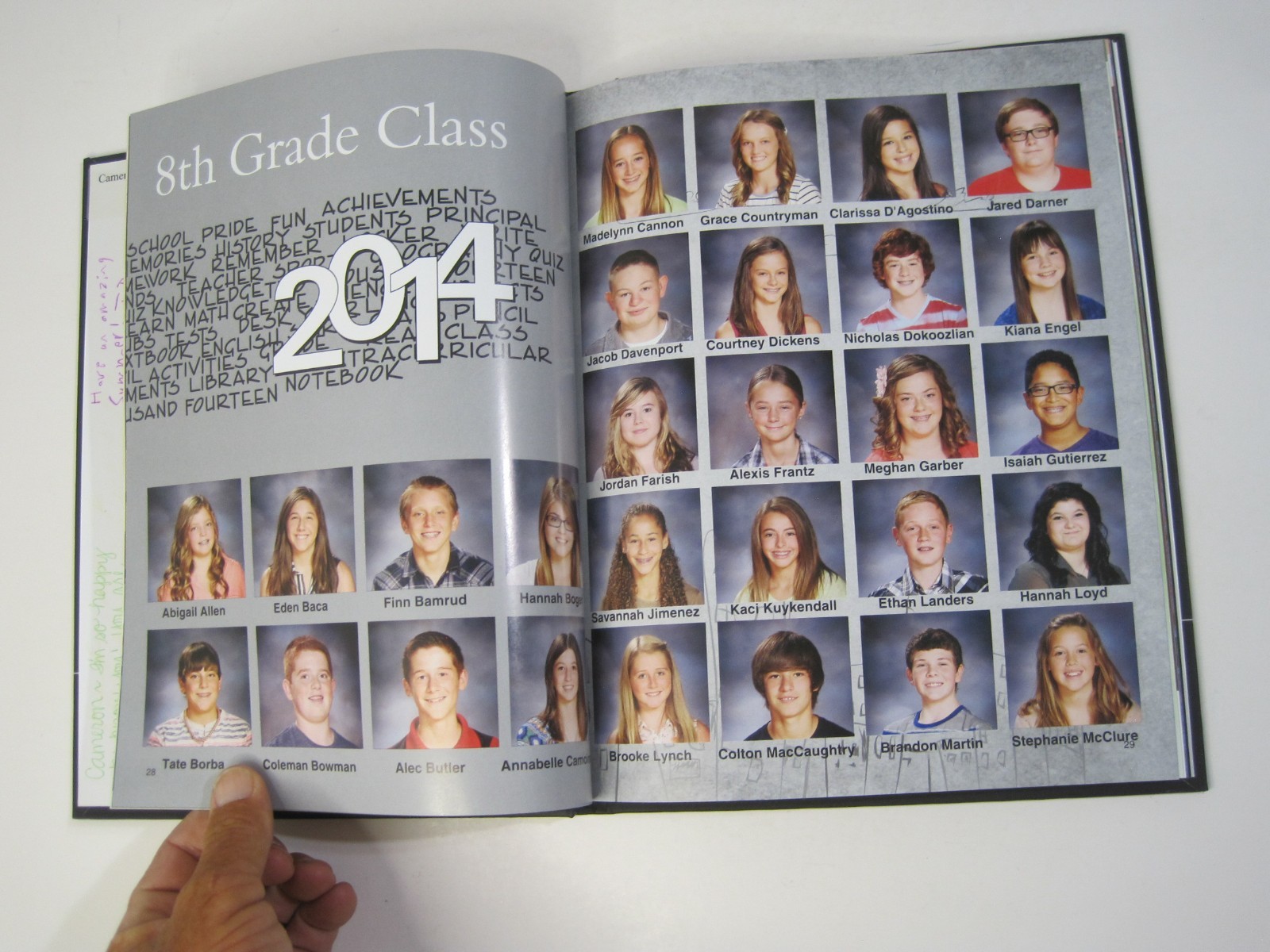 2014 Big Valley Christian Junior High School Yearbook – Modesto, California HC
