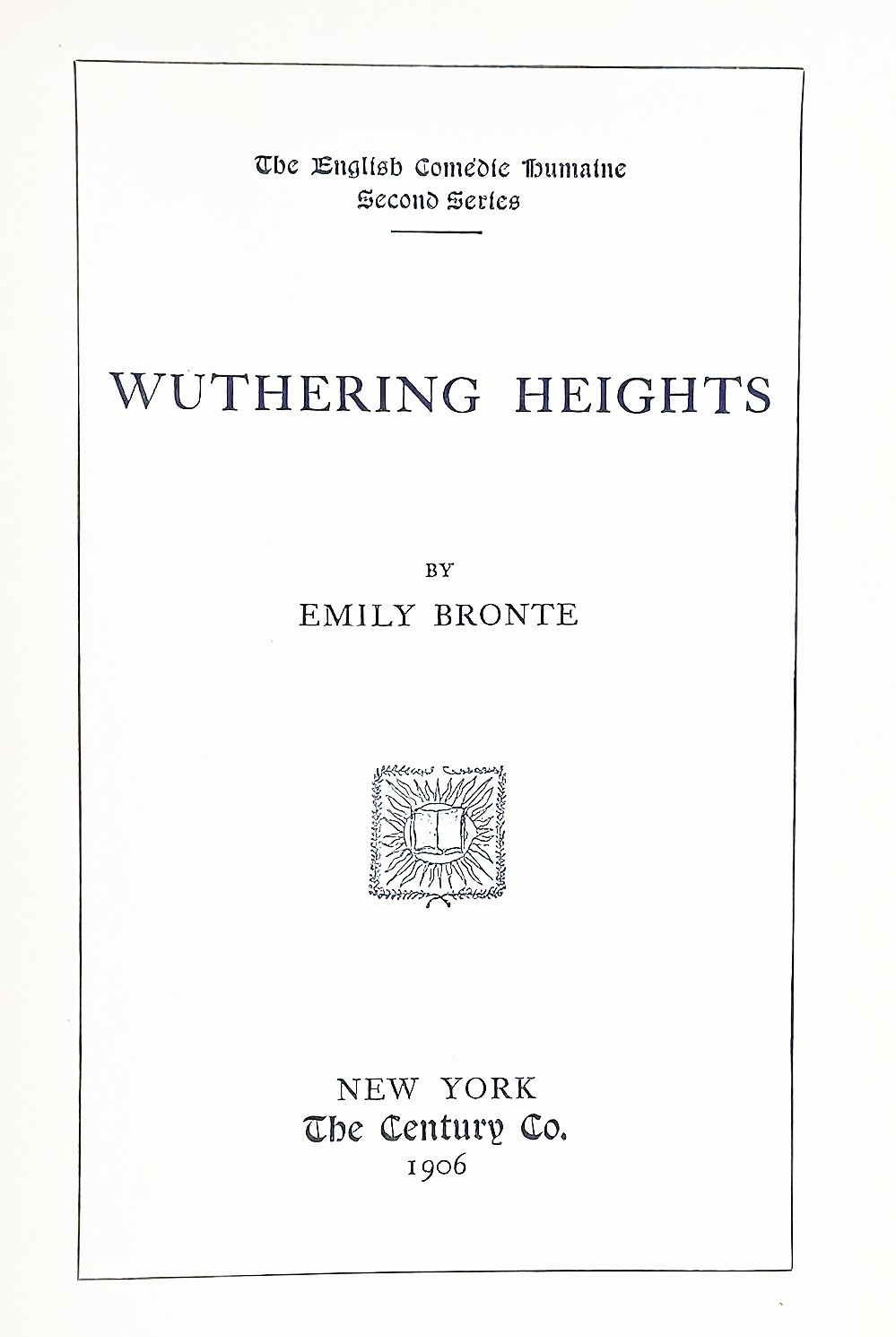 1906 Our Village (Mitford) + WUTHERING HEIGHTS Brontë ANTIQUE Literary Classic