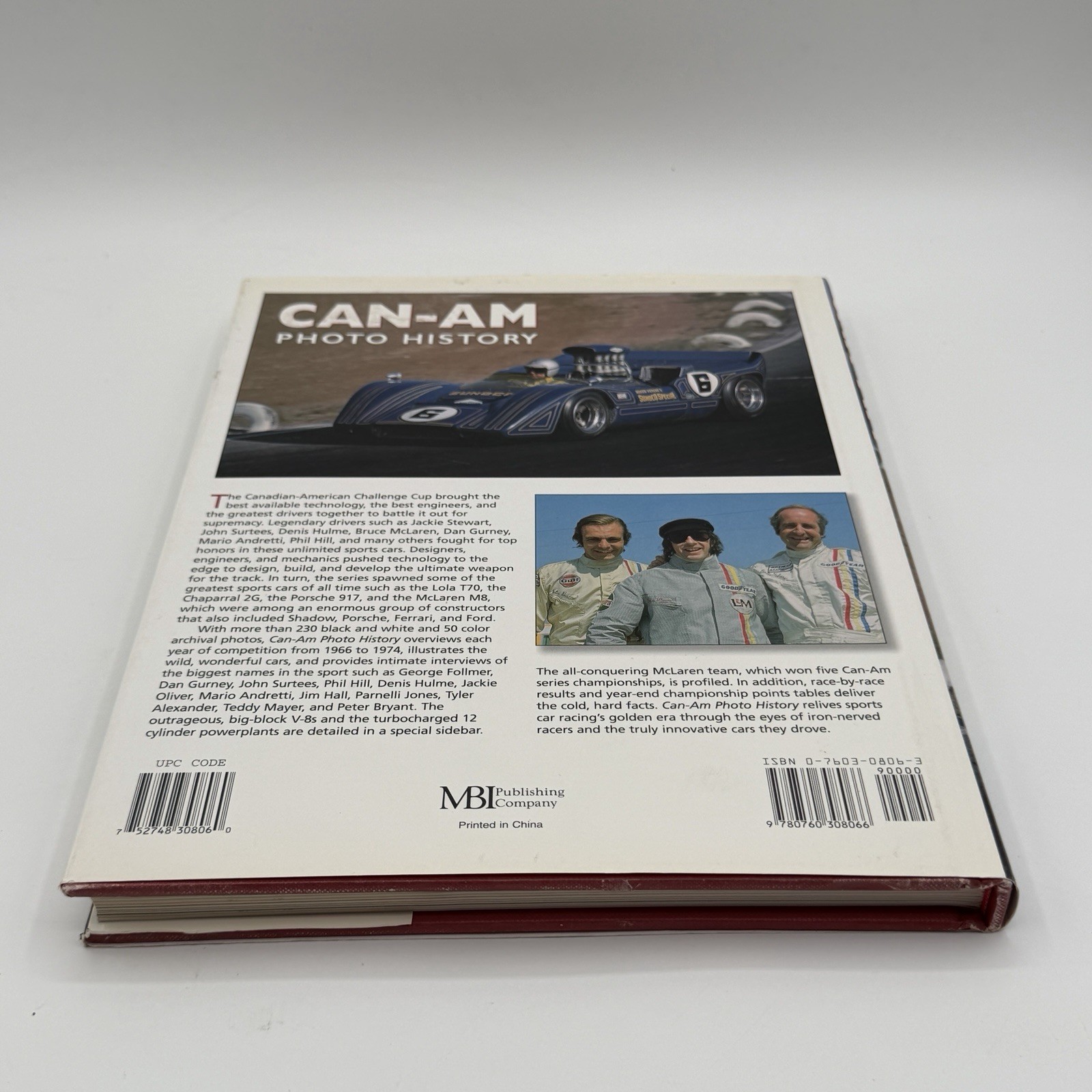 Can-Am Photo History by Pete Lyons Book w/ Dust Jacket