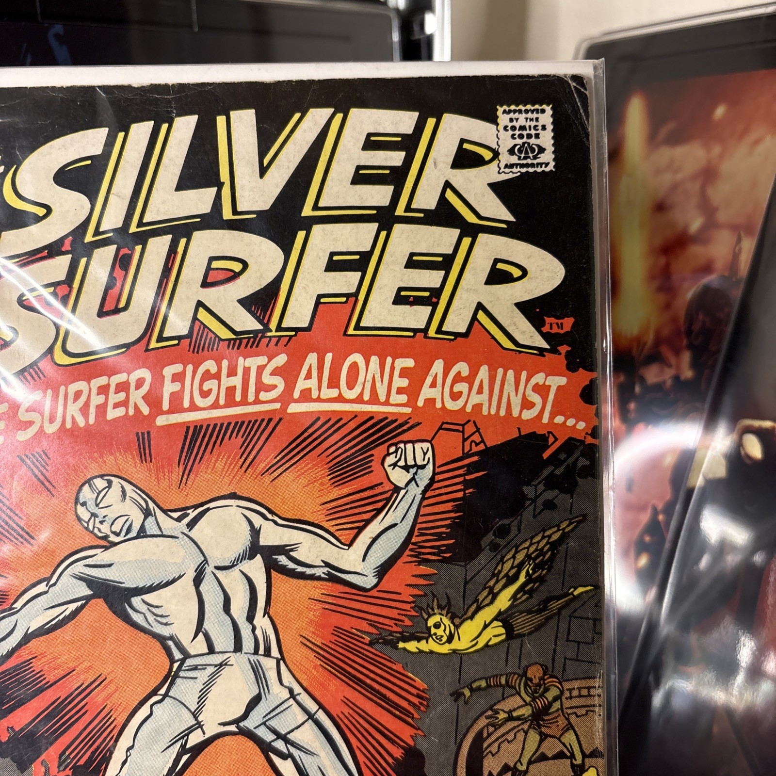 Silver Surfer #18 original Marvel Comic Sept 1970 Inhumans. Stan Lee/Jack Kirby1