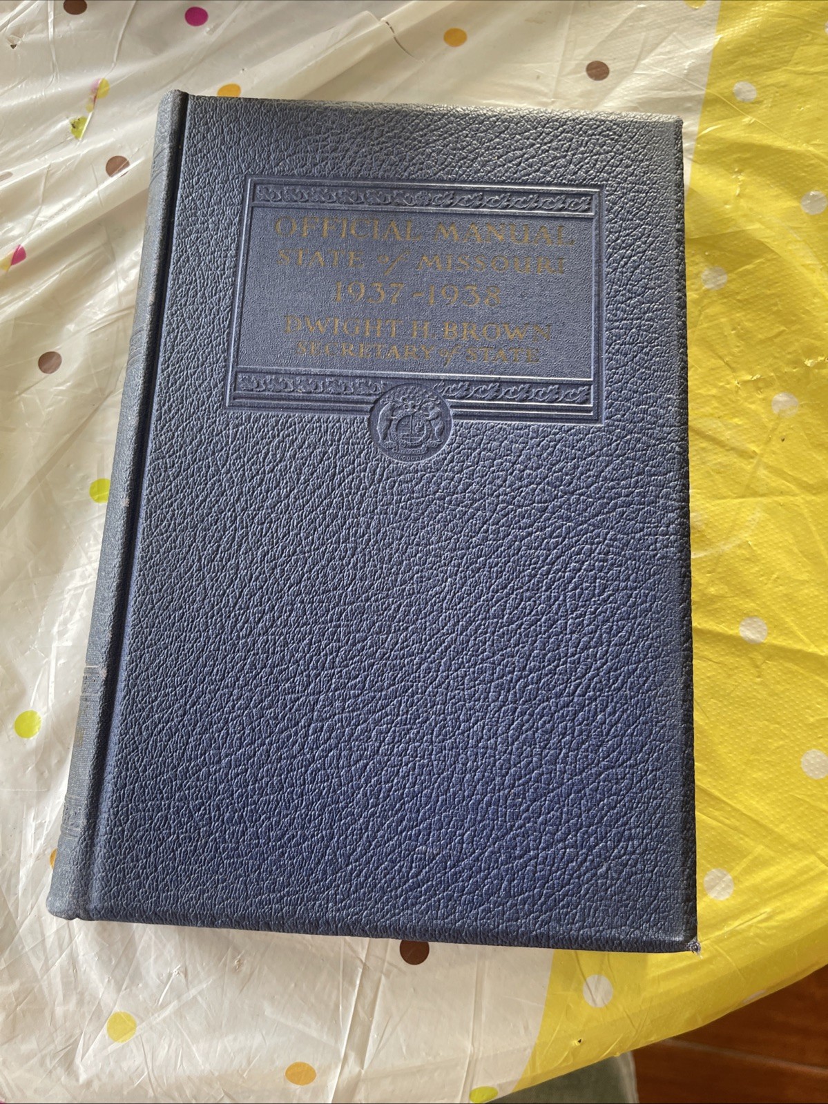 1931 – 1940 Official Manual State Missouri blue book Charles Becker 5 Book Lot