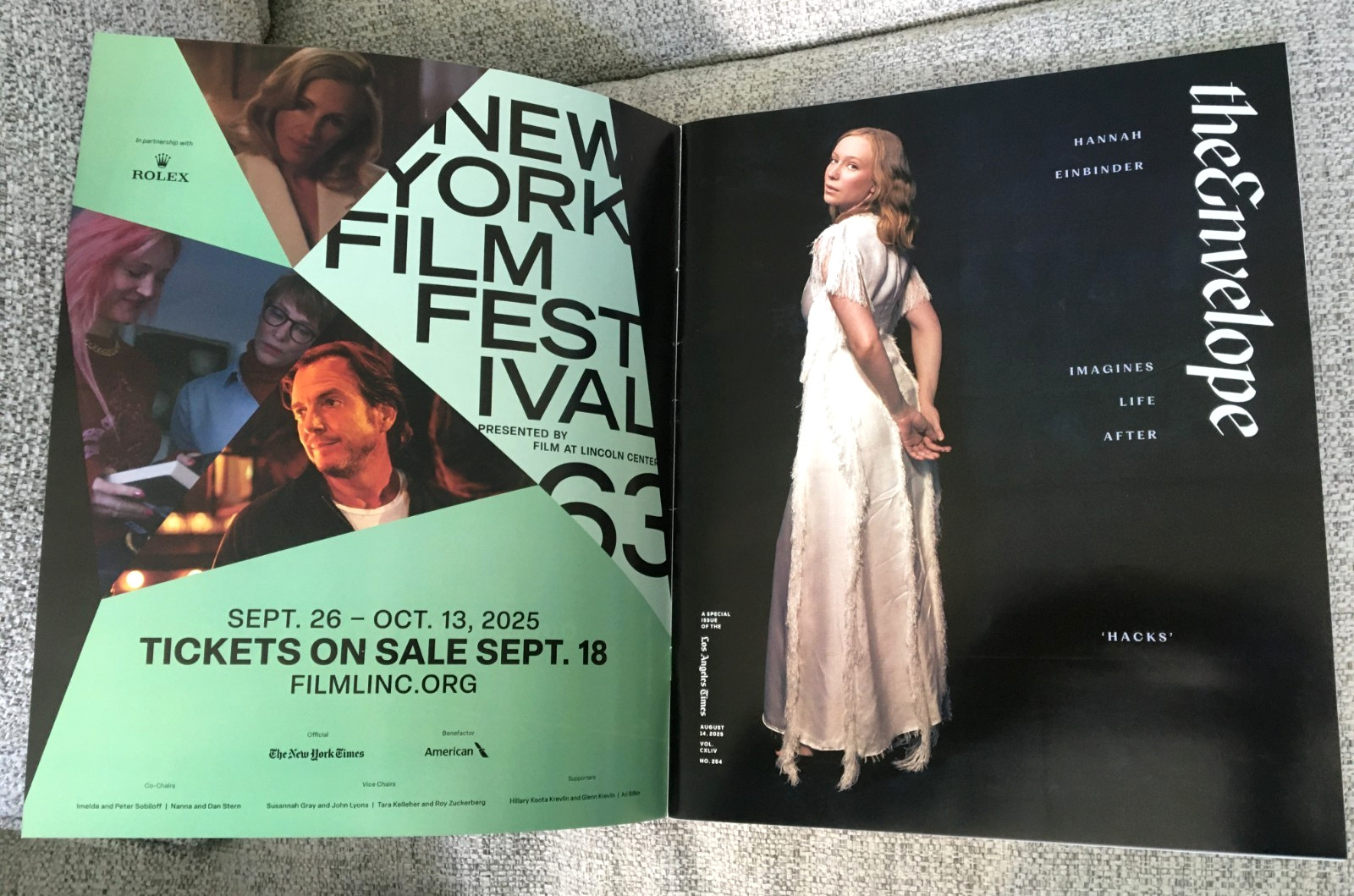 THE ENVELOPE MAGAZINE August 14, 2025 LOS ANGELES TIMES Hannah Einbinder Hacks
