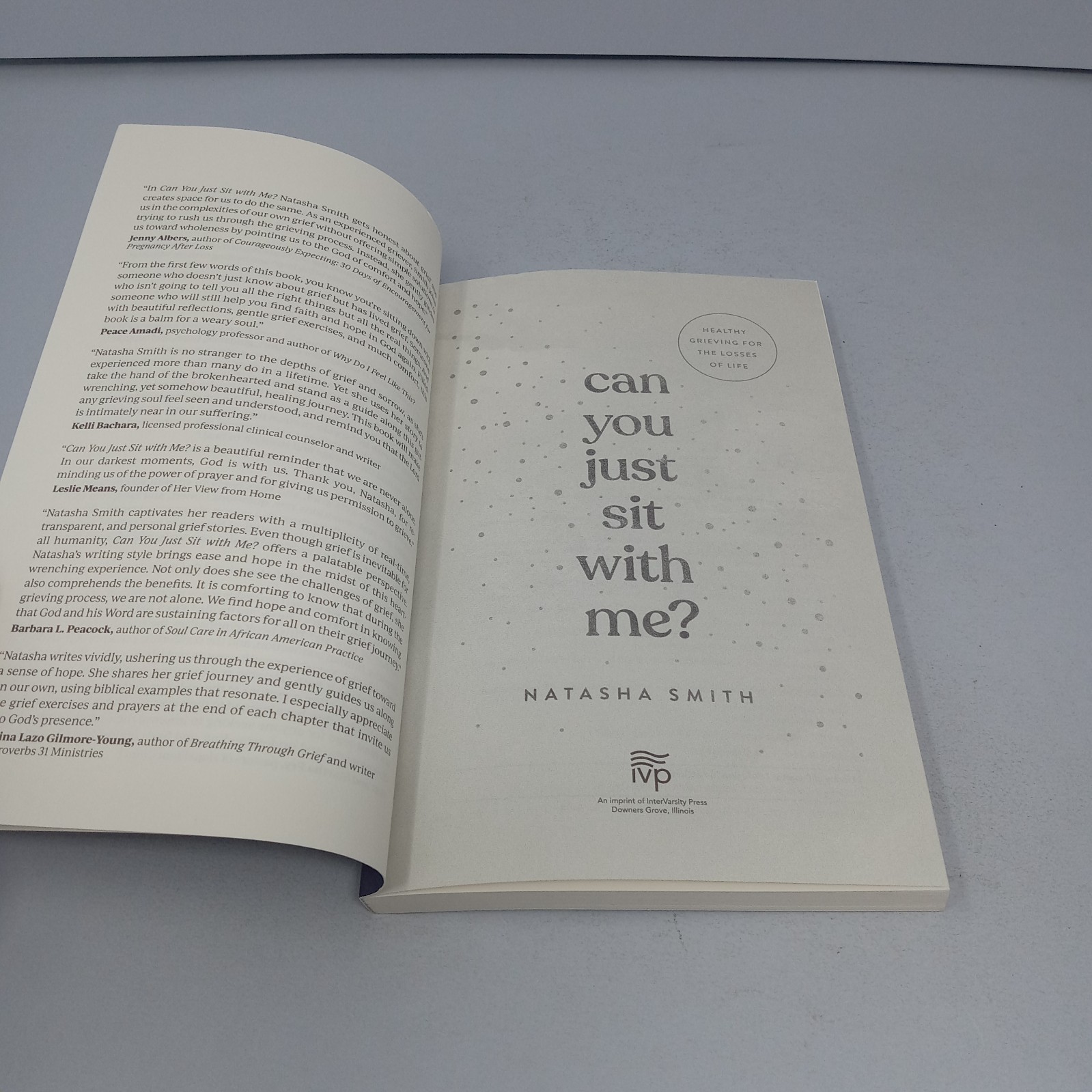 Can You Just Sit with Me?: 2023 InterVarsity Press Paperback Natasha Smith