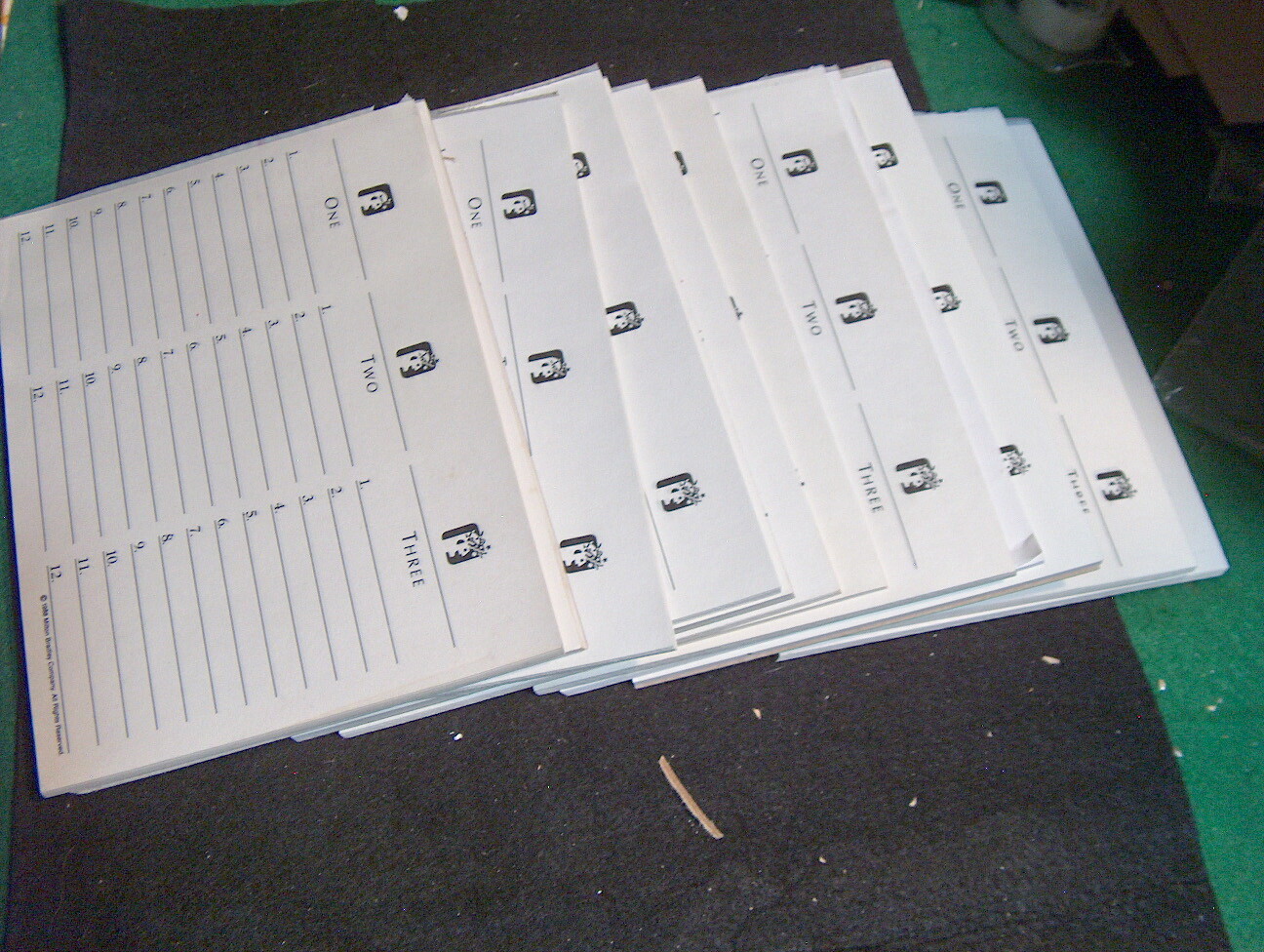 Scattergories Refill Lists / Pads 400 Sheets Scattergories Pads 1lb7oz