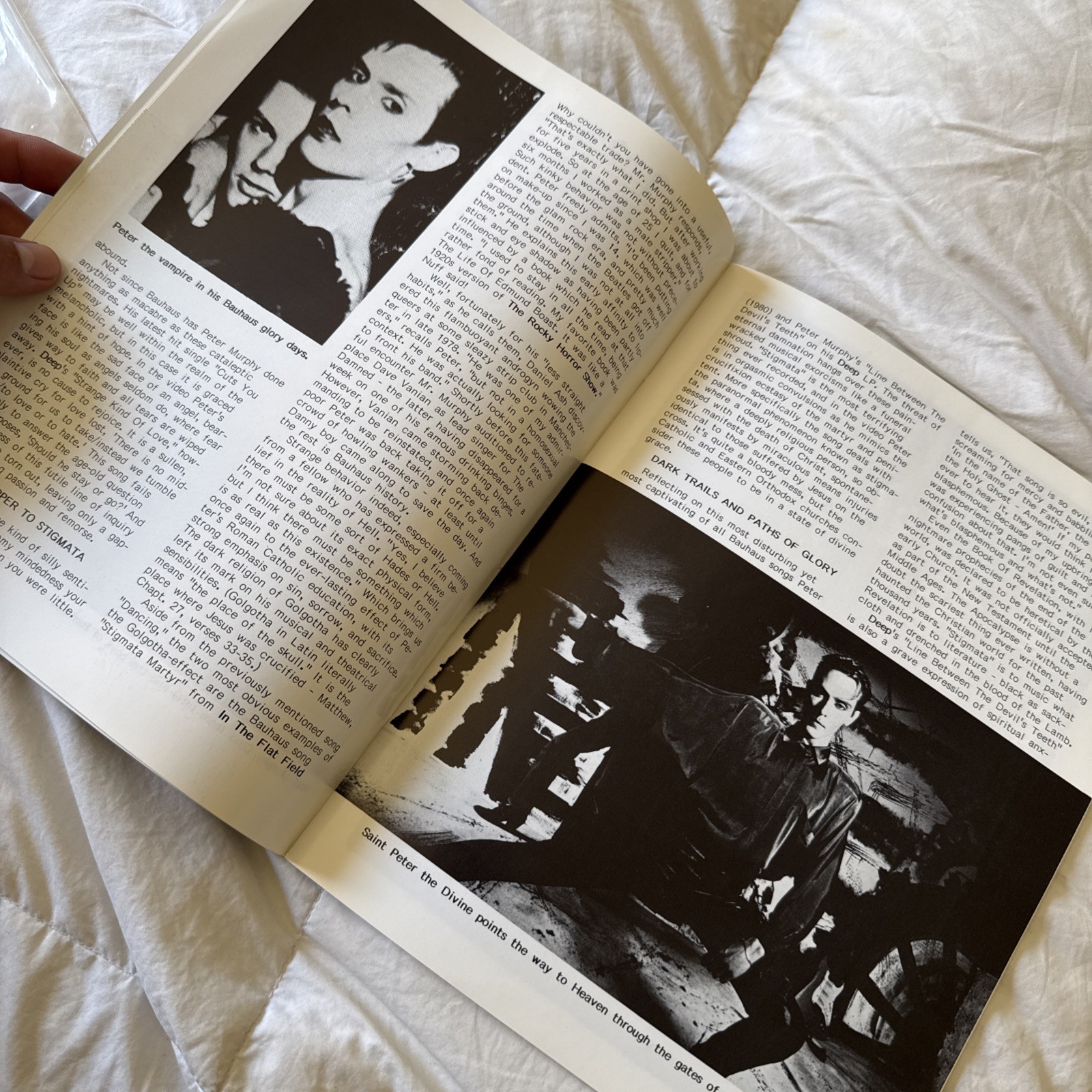 Vintage Propaganda Magazine No. 15 Book of the Dead Goth Zine Fall 1990