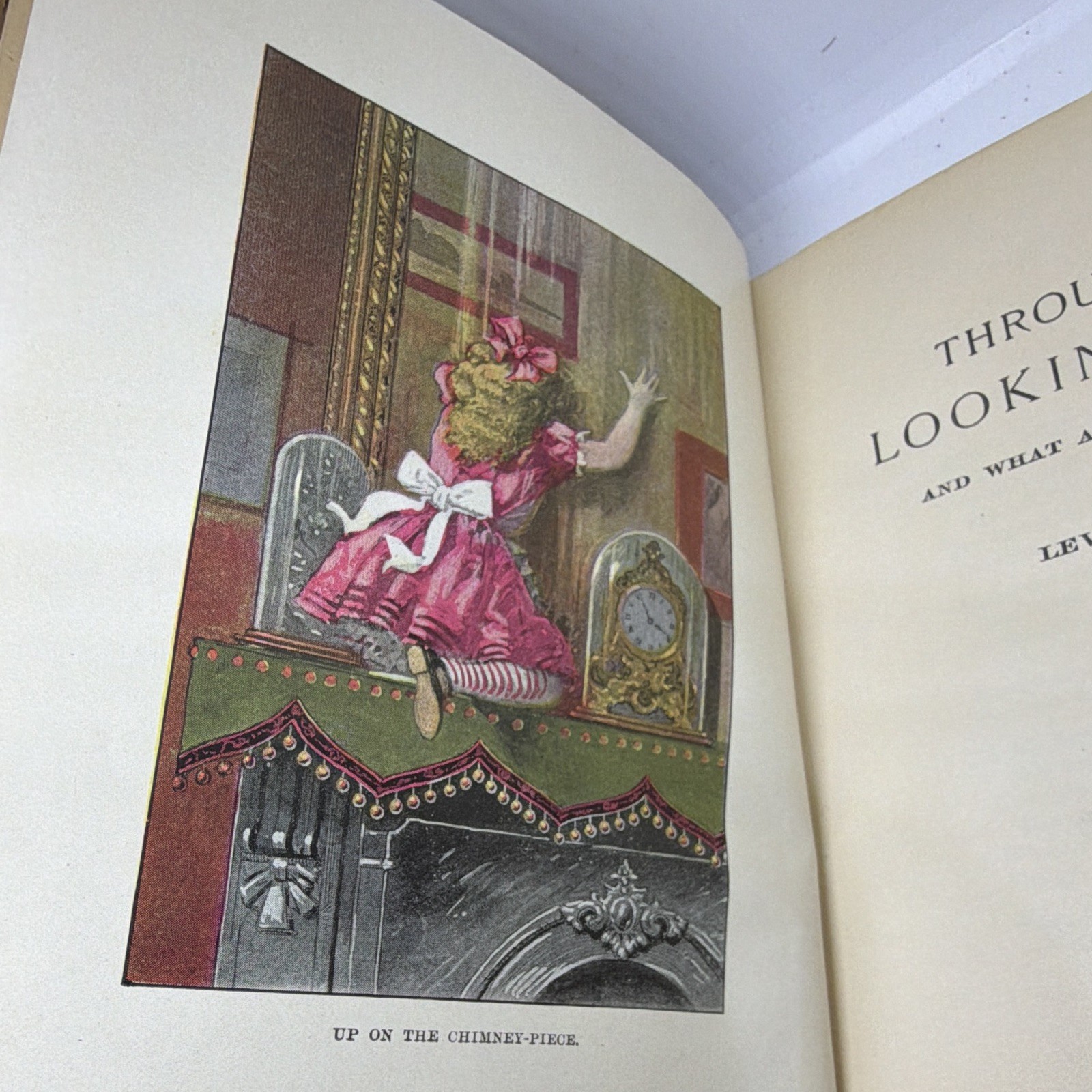 Through the Looking Glass: And What Alice Found There by Lewis Carrol Vintage