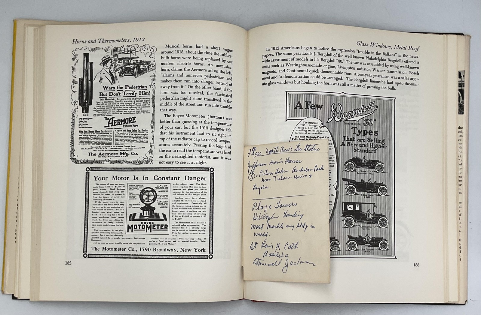 VINTAGE TREASURY OF EARLY AMERICAN AUTOMOBILES 1877-1925 BONANZA DJ HC