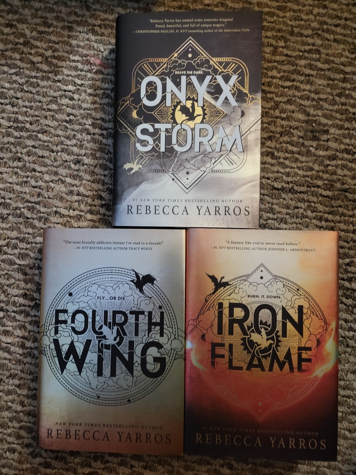 The Empyrean Series 3 Books Collection Set by Rebecca Yarros (Fourth Wing, Iron