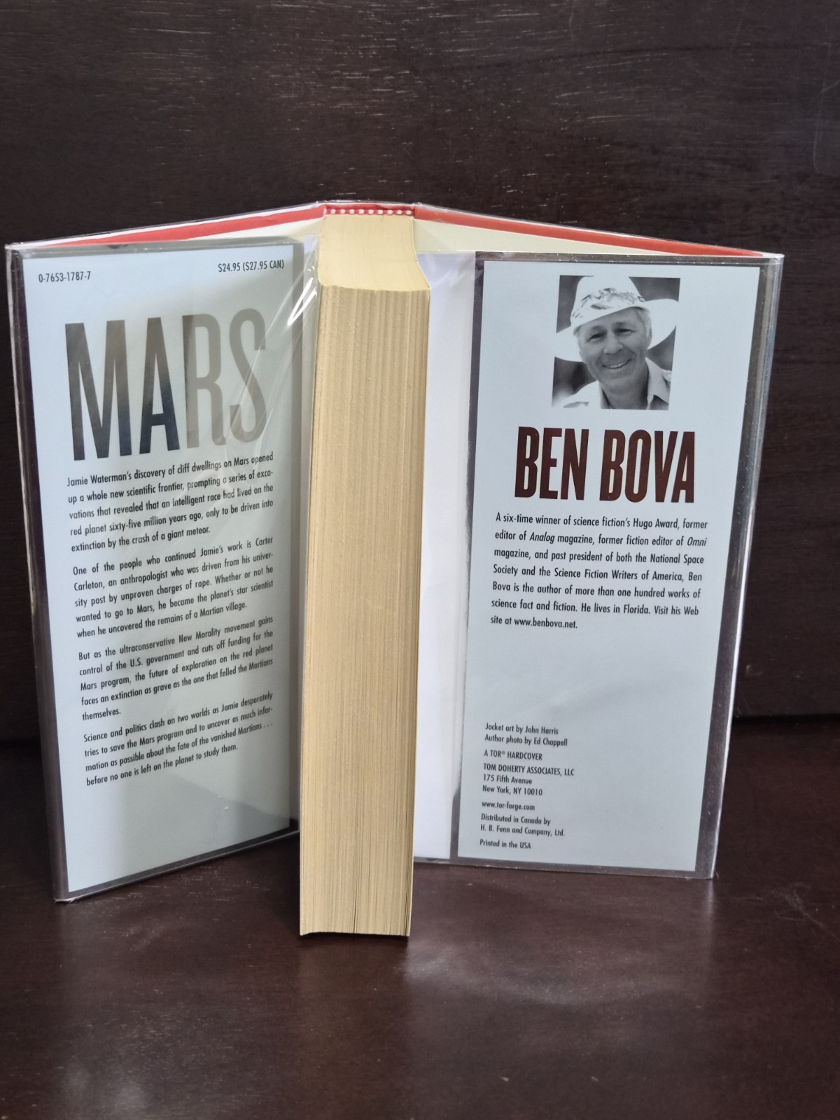 Ben Bova MARS LIFE 2008 1st/1st HCDJ John Harris Grand Tour Sci-Fi VG+