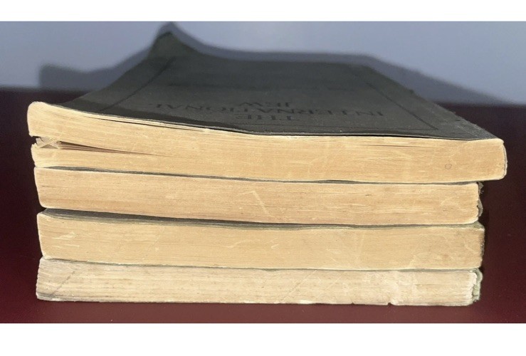 RARE ORIGINAL The International Jew 4 Volume Complete Set 1920s HENRY FORD