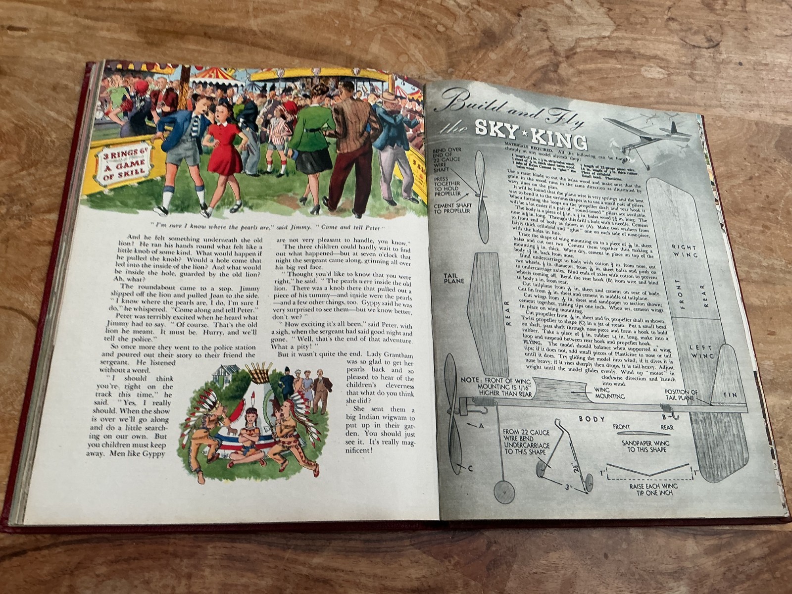 The Children’s Wonder Book in Colour No2 1948 Odhams Press Limited Hardback .