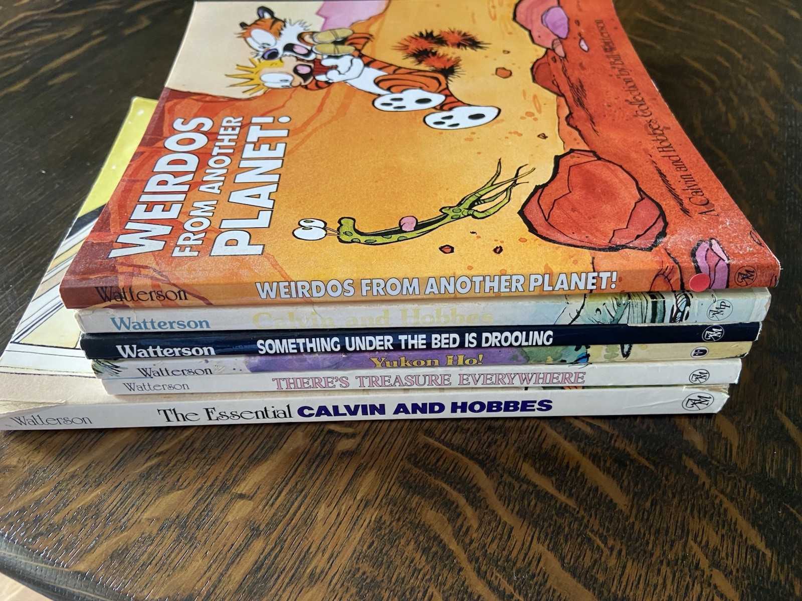 A Calvin and Hobbes Collection by Bill Watterson Lot Of 6 TPB Good FREE S/H