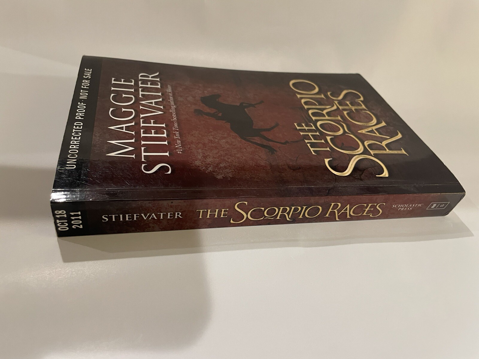 Signed Paperback ARC Uncorrected Proof The Scorpio Races By Maggie Stiefvater