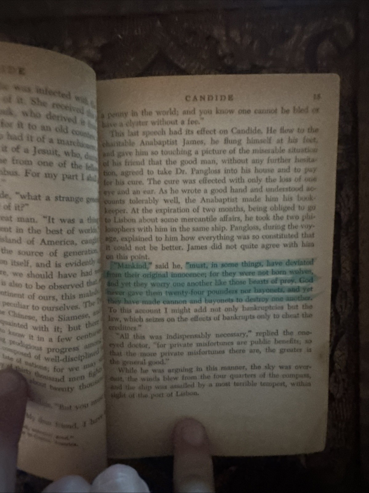 Voltaire • Candide & Zadig • Washington Square Press Book • French Literature