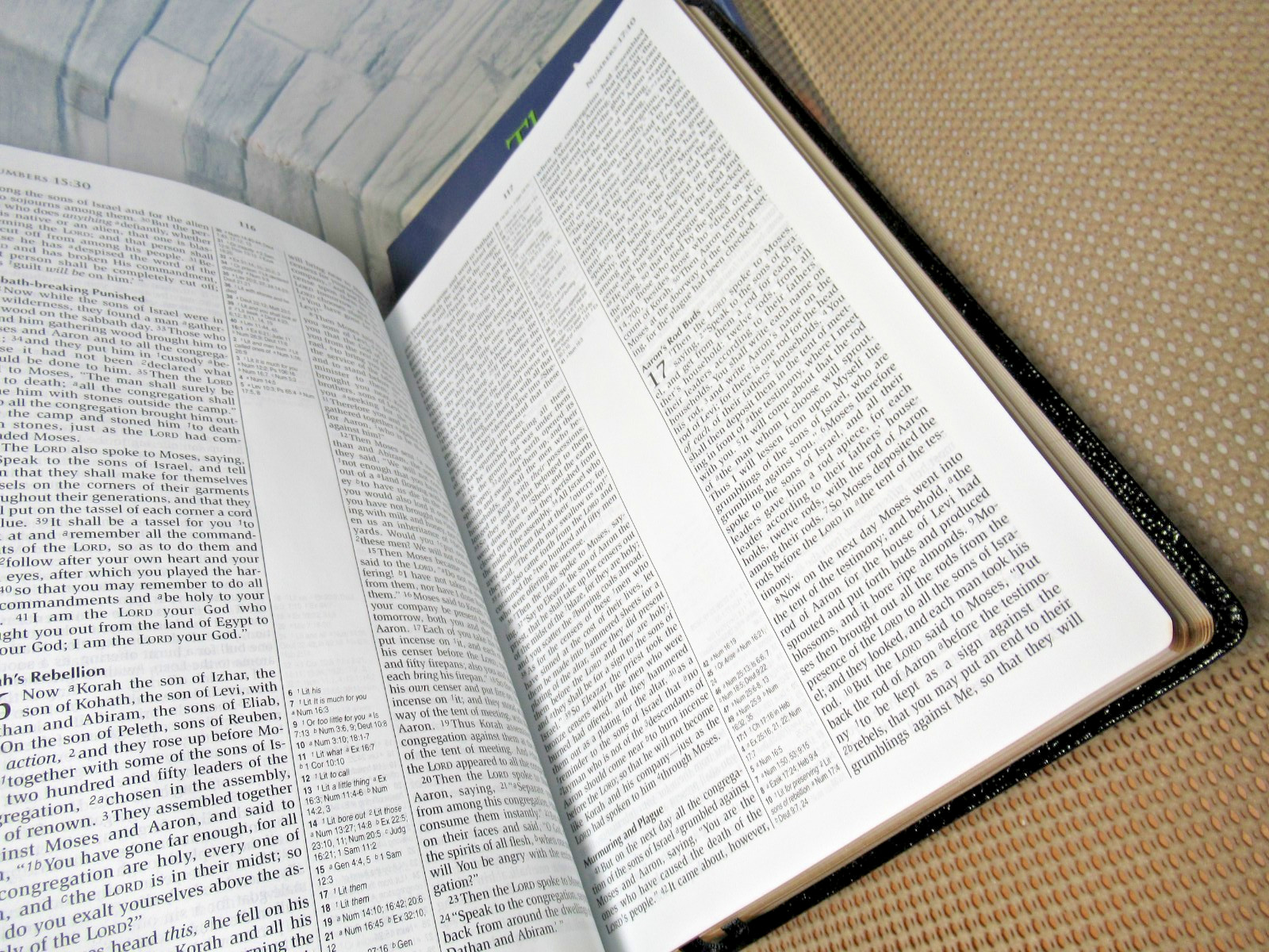 The NASB Minister’s Bible /Black Genuine Leather / Softcover / 2005/ with box