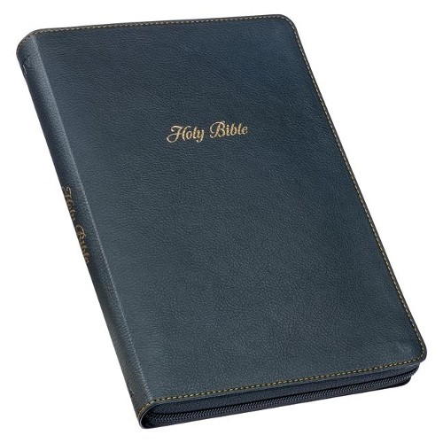 KJV Holy Bible, Thinline Large Print Faux Leather Red Le (Paperback) (UK IMPORT)