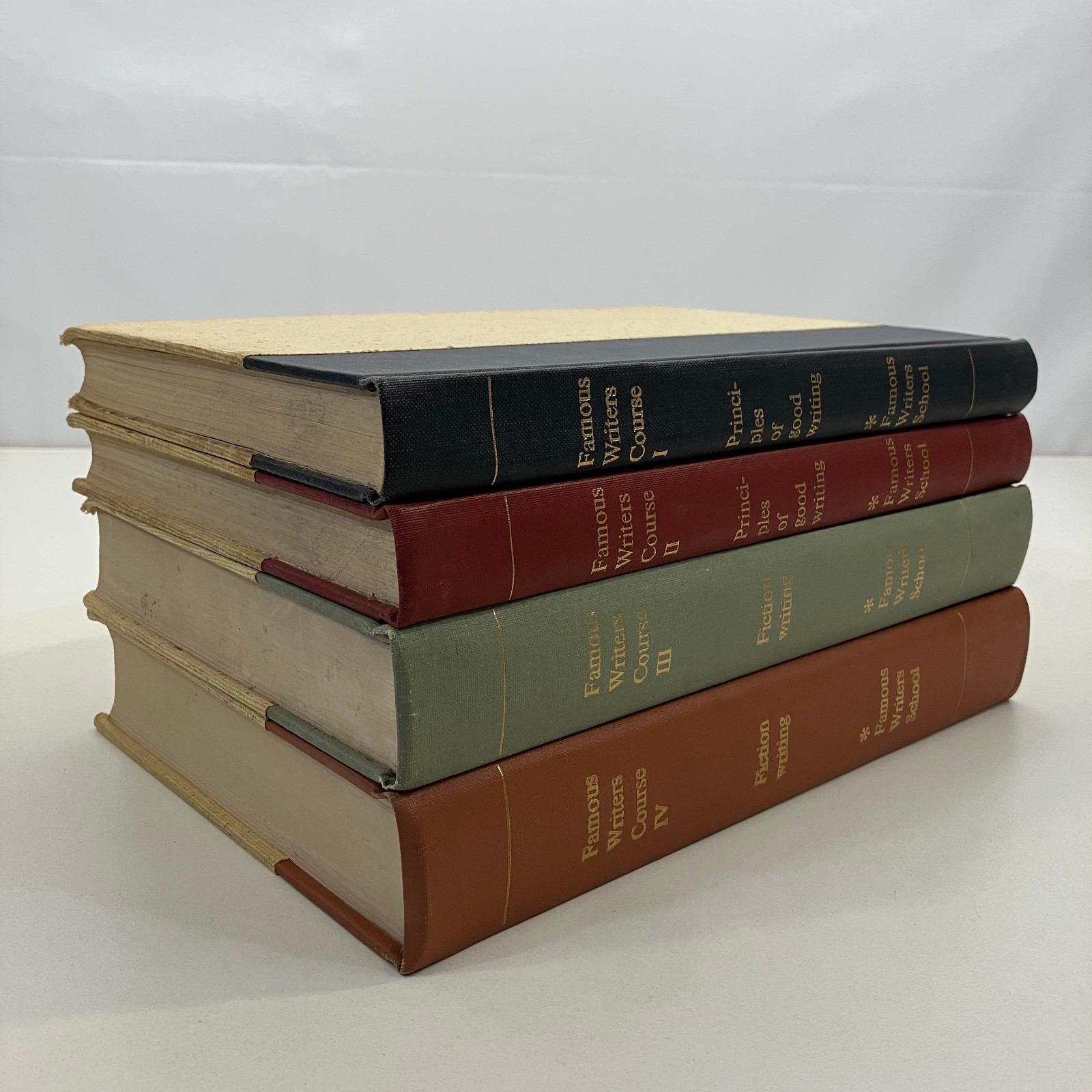 Famous Writers Course Principles of Good Writing 4 HC Complete 1st Editions Set