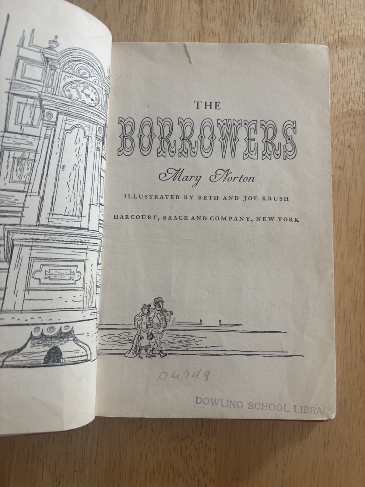 The Borrowers by Mary Norton hb/1953
