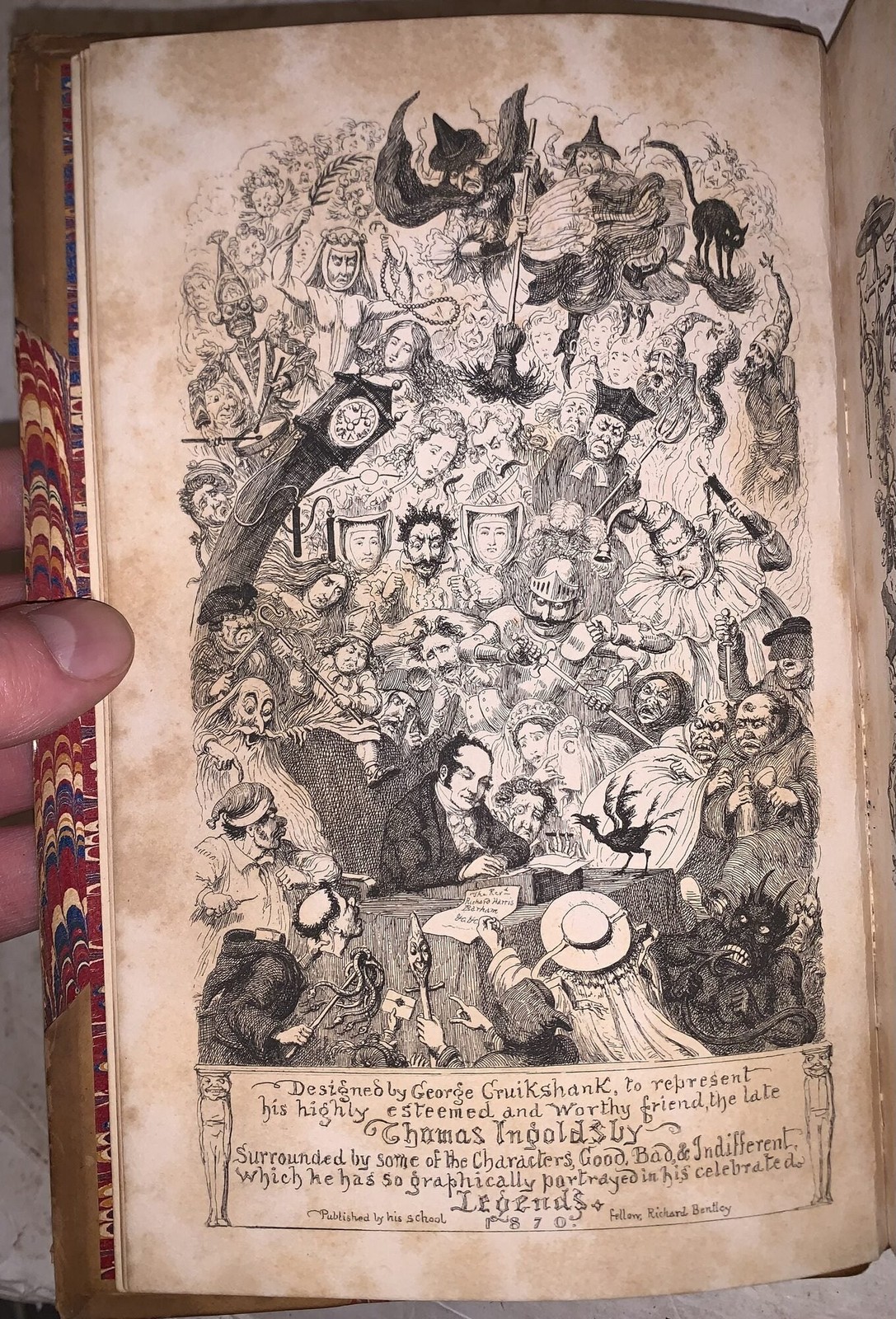 1870, Thomas Ingoldsby / The Ingoldsby Legends or Mirth and Marvels, 2 Vol Set