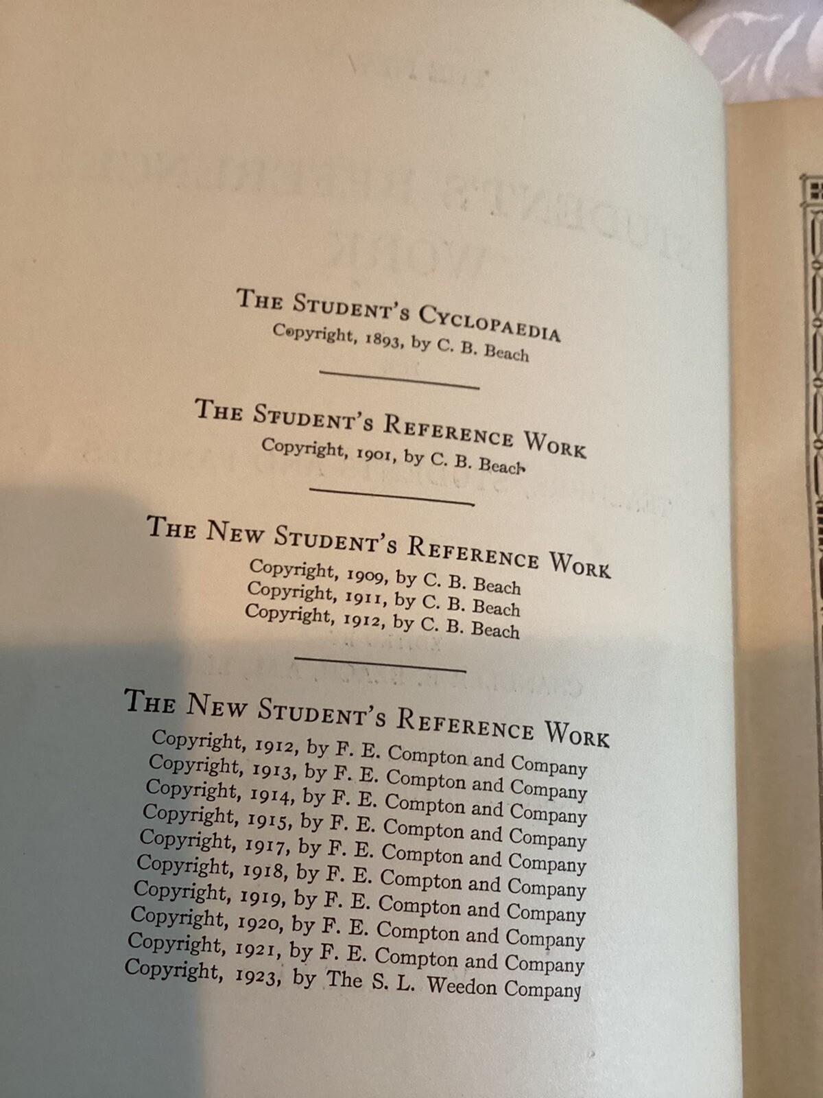 New Students Reference Work Vols. I V VI VII and VIII – Vintage 1923 Illustrated