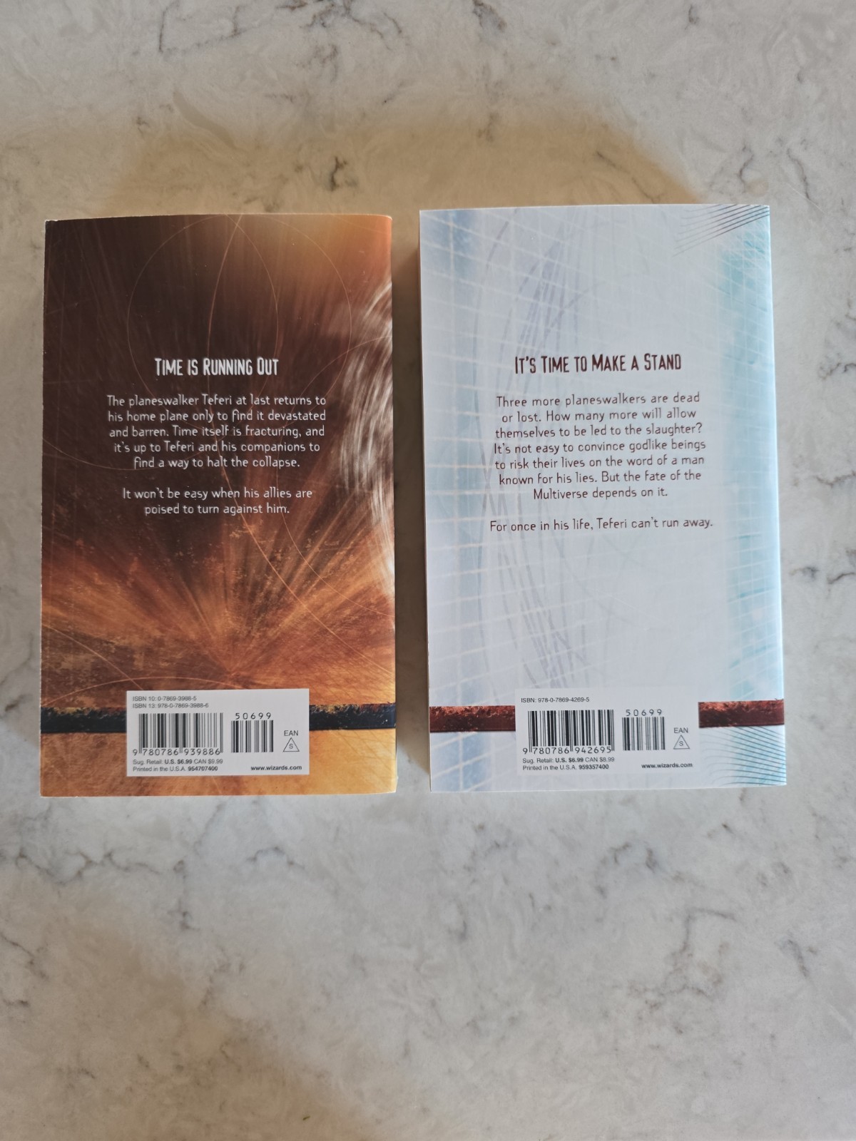 Rare Magic: The Gathering Books Time Spiral Cycle Trilogy 1,3 OOP