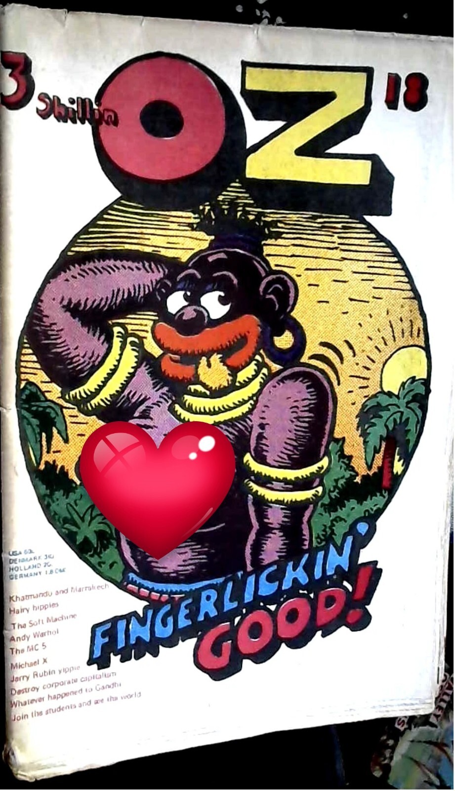 OZ #18+35+37+41 magazines Special Pig Issue UK (1971)