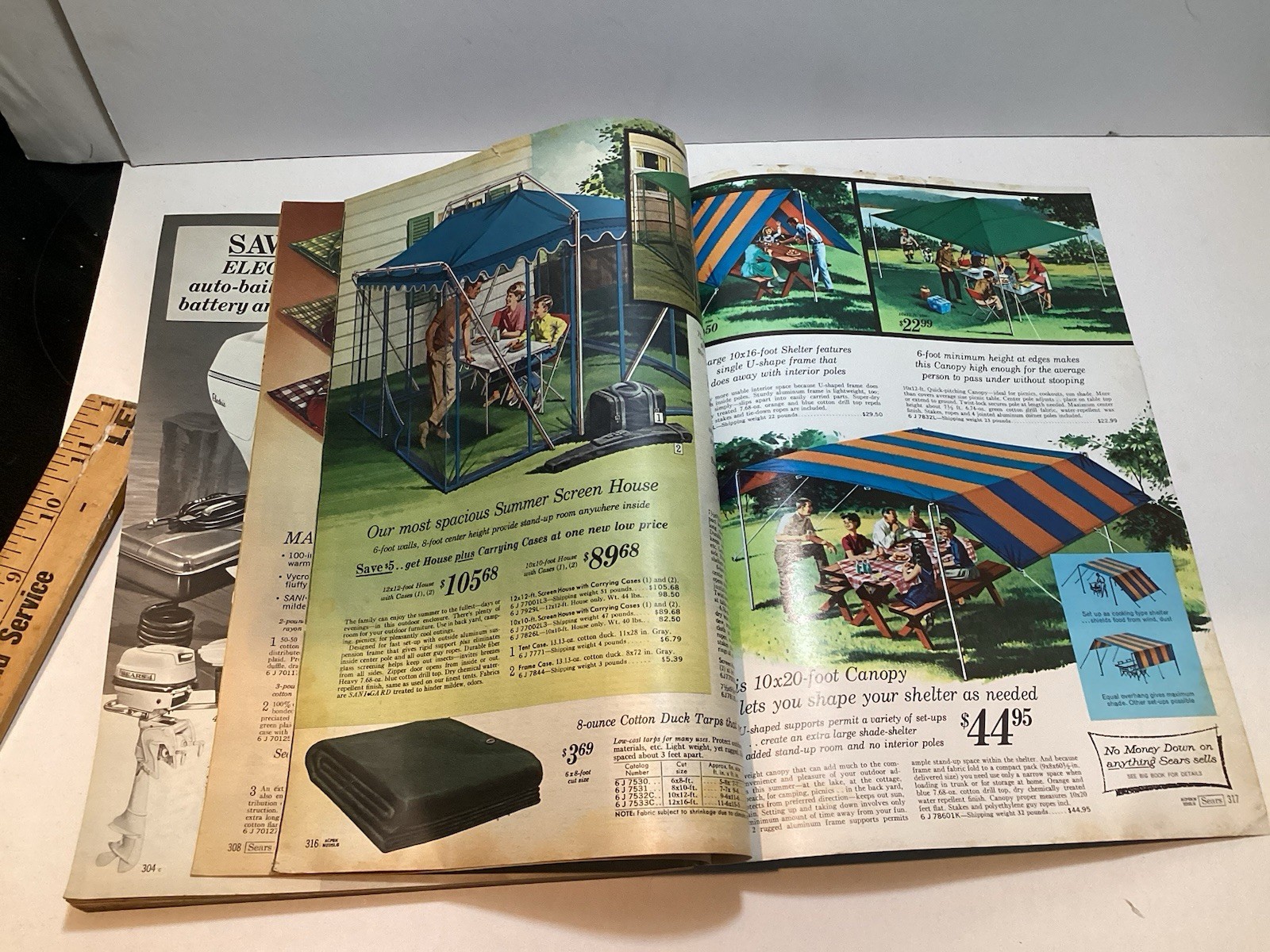1967 SEARS SUMMER CATALOG 317 PAGES A TO Z ITEMS