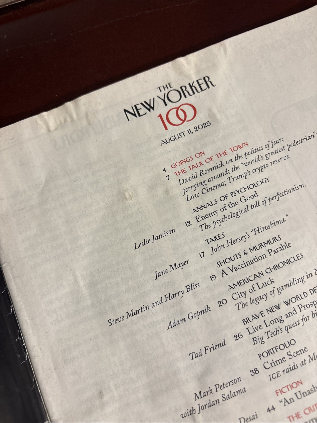 THE NEW YORKER Magazine (August 11 &18 2025) Trans Forming Liberty Amy Sherald