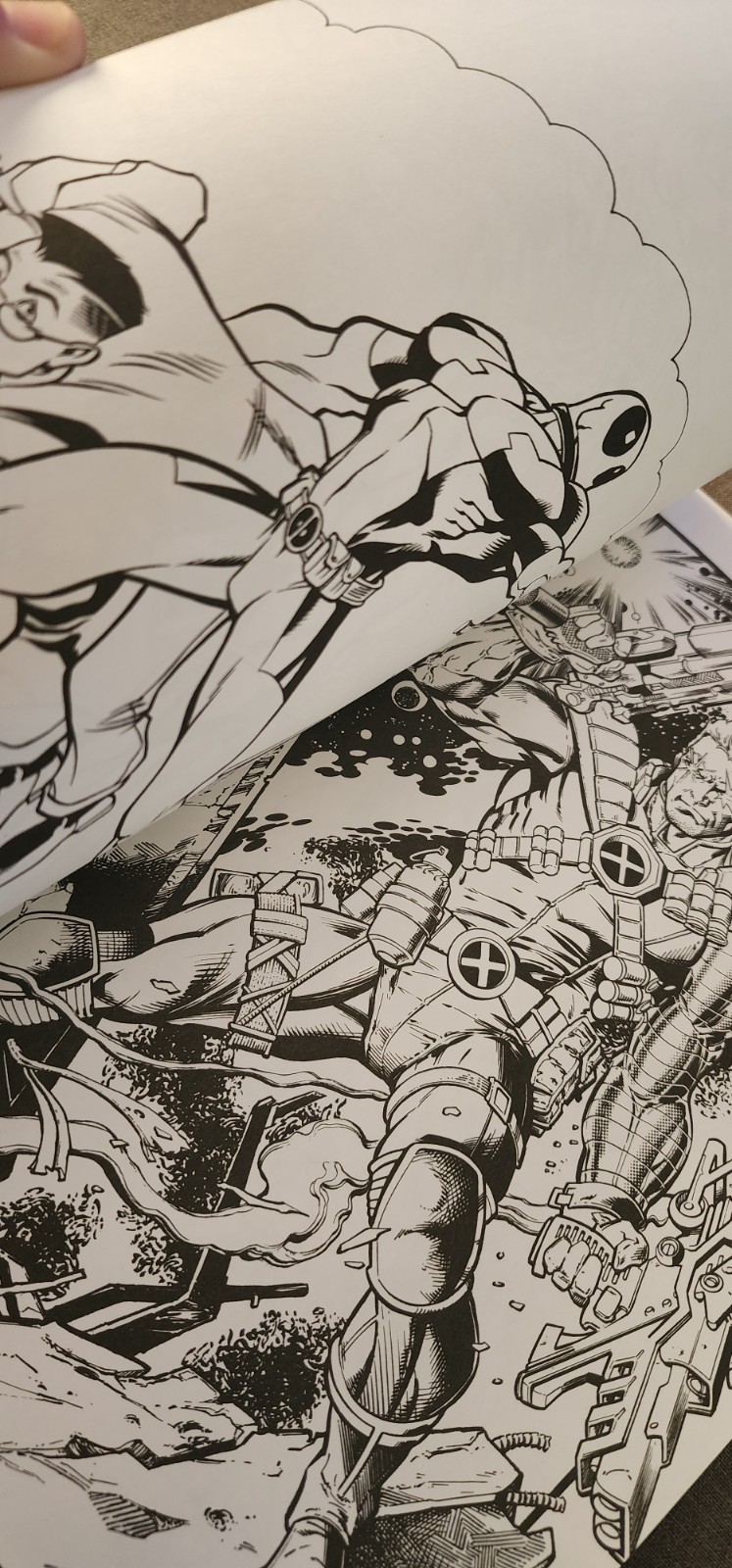 Marvel Deadpool Official Coloring Book New 2024 Super Heroes Weapons Fighting