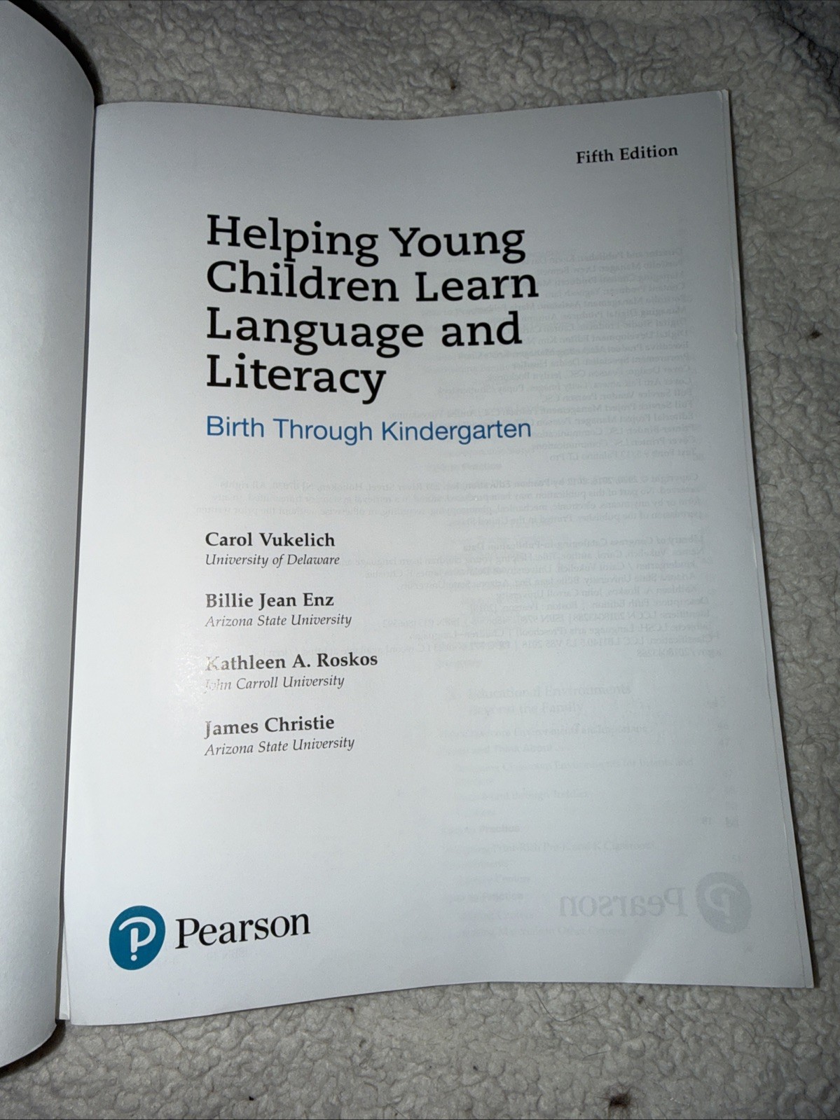 Helping Young Children Learn Language And Literacy Birth Through Kindergarten