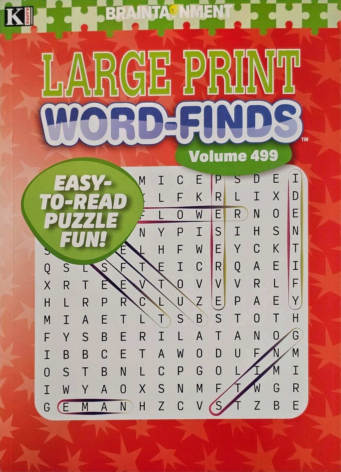 Kappa Large Print Word-Finds Puzzle Books, Largest Selection of Volumes. U-PICK!