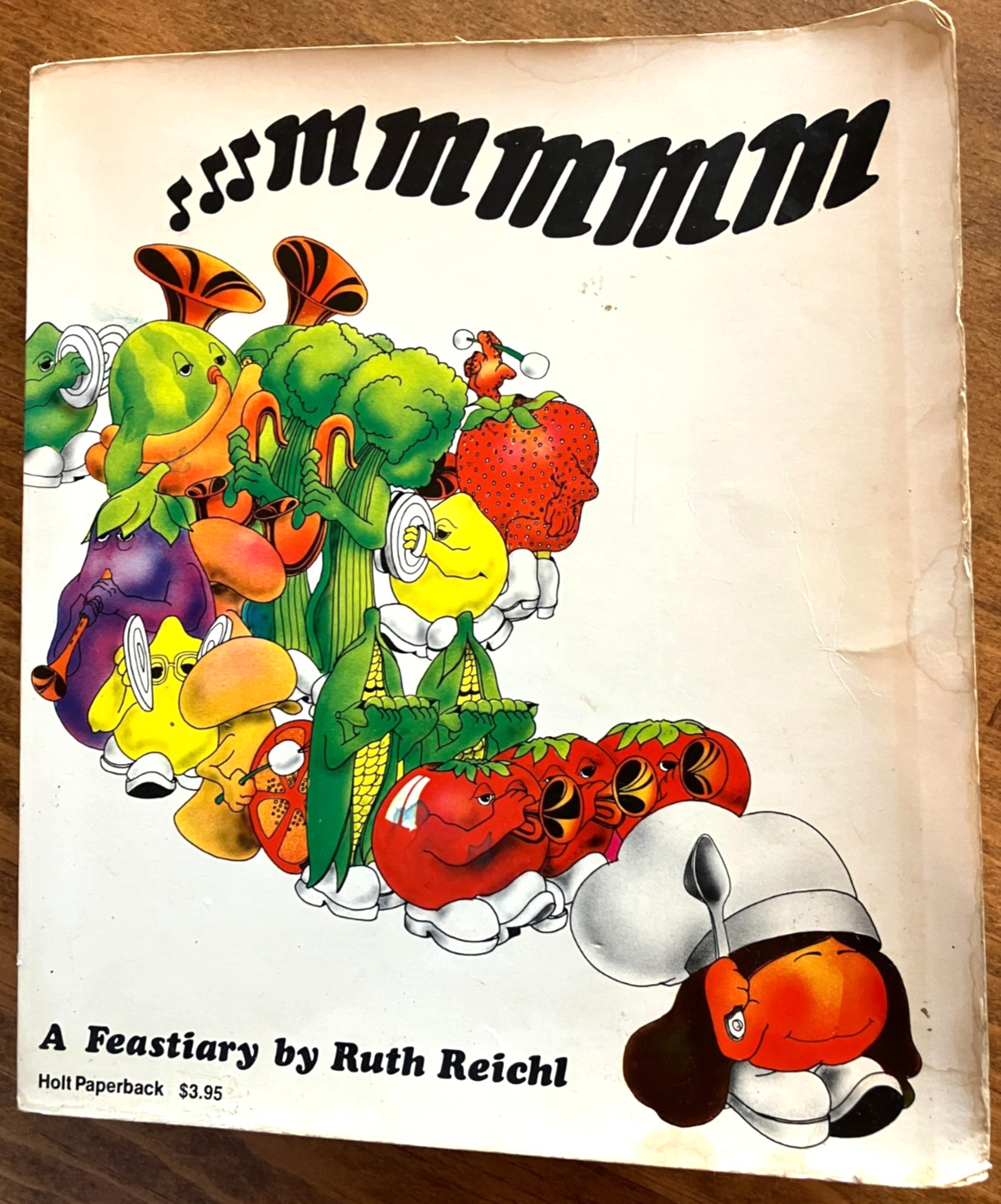 Mmmmm: A Feastiary by Ruth Reichl 1st edition 1972 Softcover RARE Cookbook