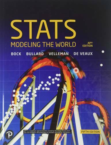 Stats Modeling The World AP Edition – Textbook Binding – GOOD