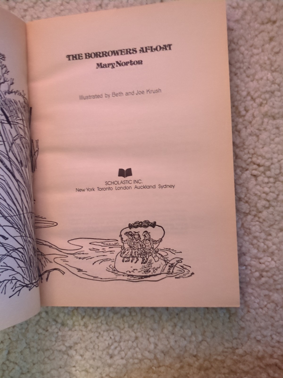 The Borrowers Afloat by Mary Norton 1959 Paperback Vintage! A Voyager Book