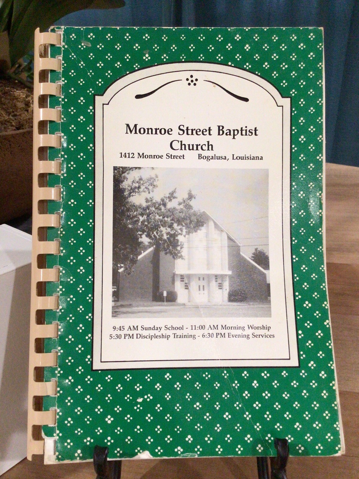 VTG Monroe Street Baptist Church COOKBOOK 1995 Bogalusa, Louisiana 105 pages