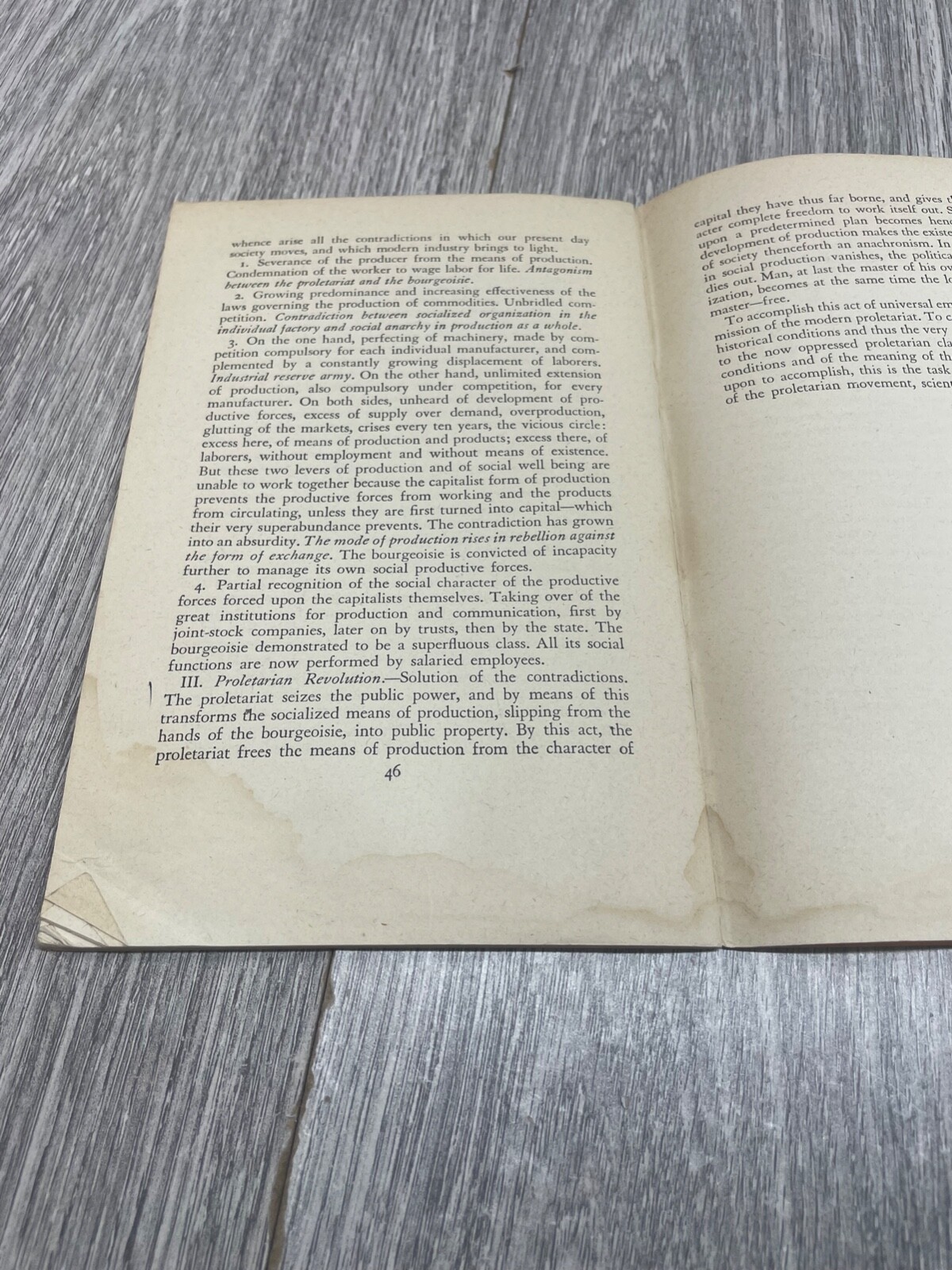 Socialism Utopian and Scientific Frederick Engels 47 pages 1945 print