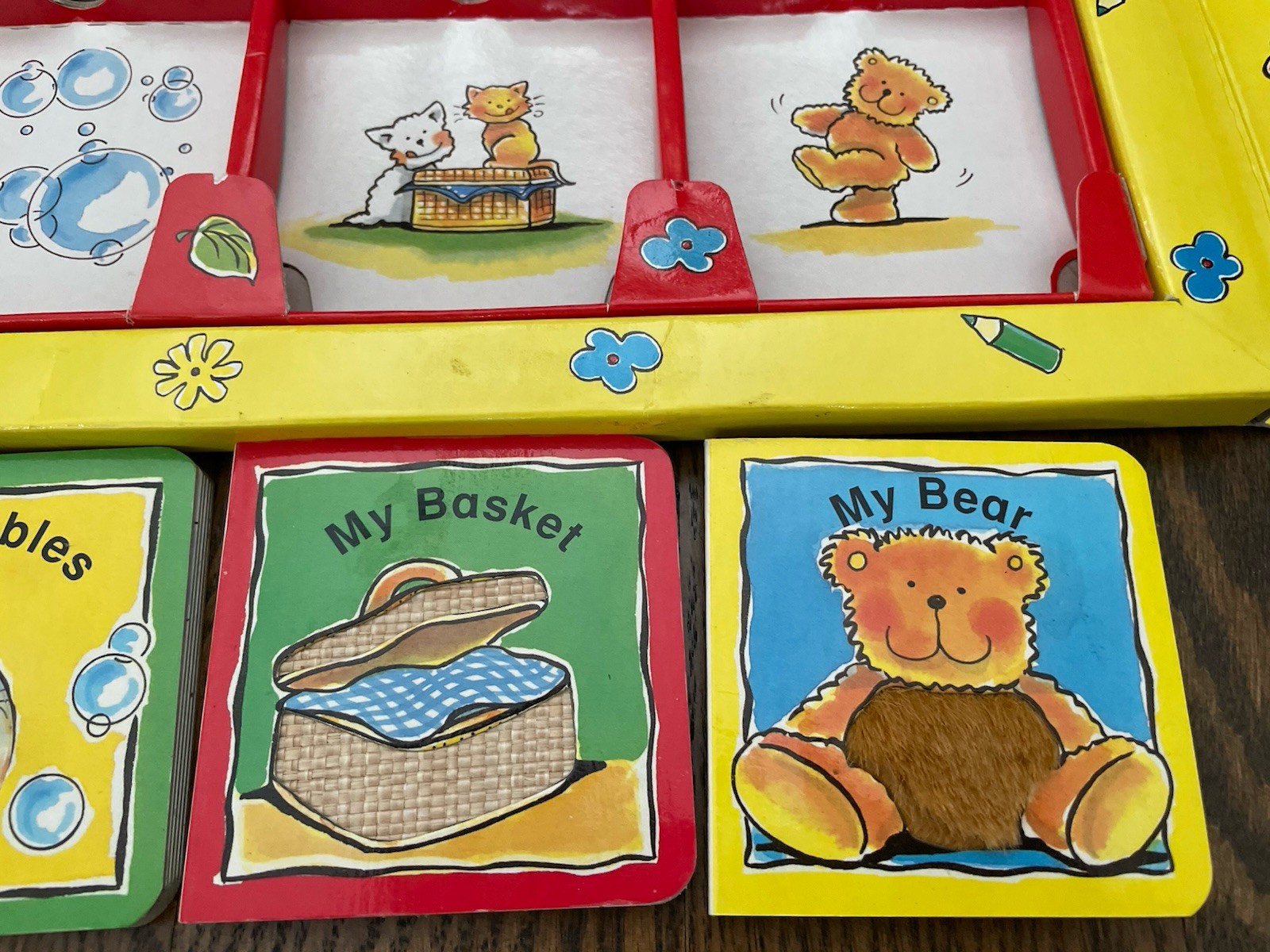 VTG Baby Touch & Feel Board Books My Favorite Things Box 16 Books 160 pages VEVC