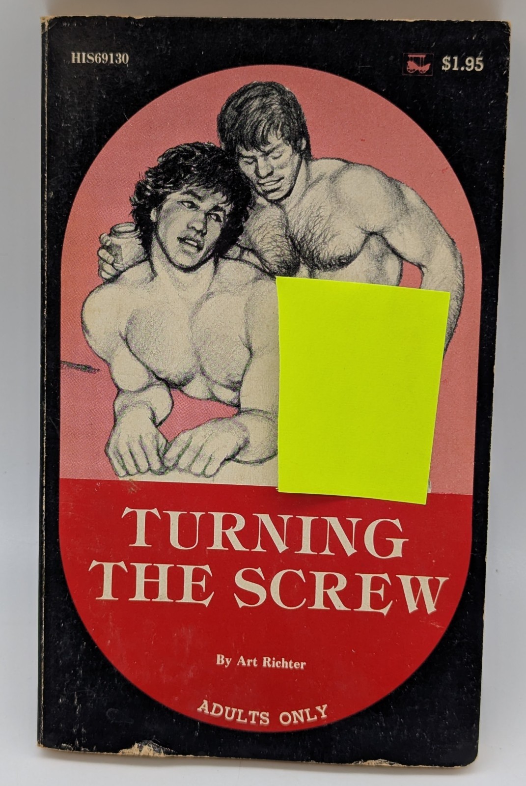 1975 Turning the Screw Art Richter HIS69130 His 69 Surrey House Gay Paperback