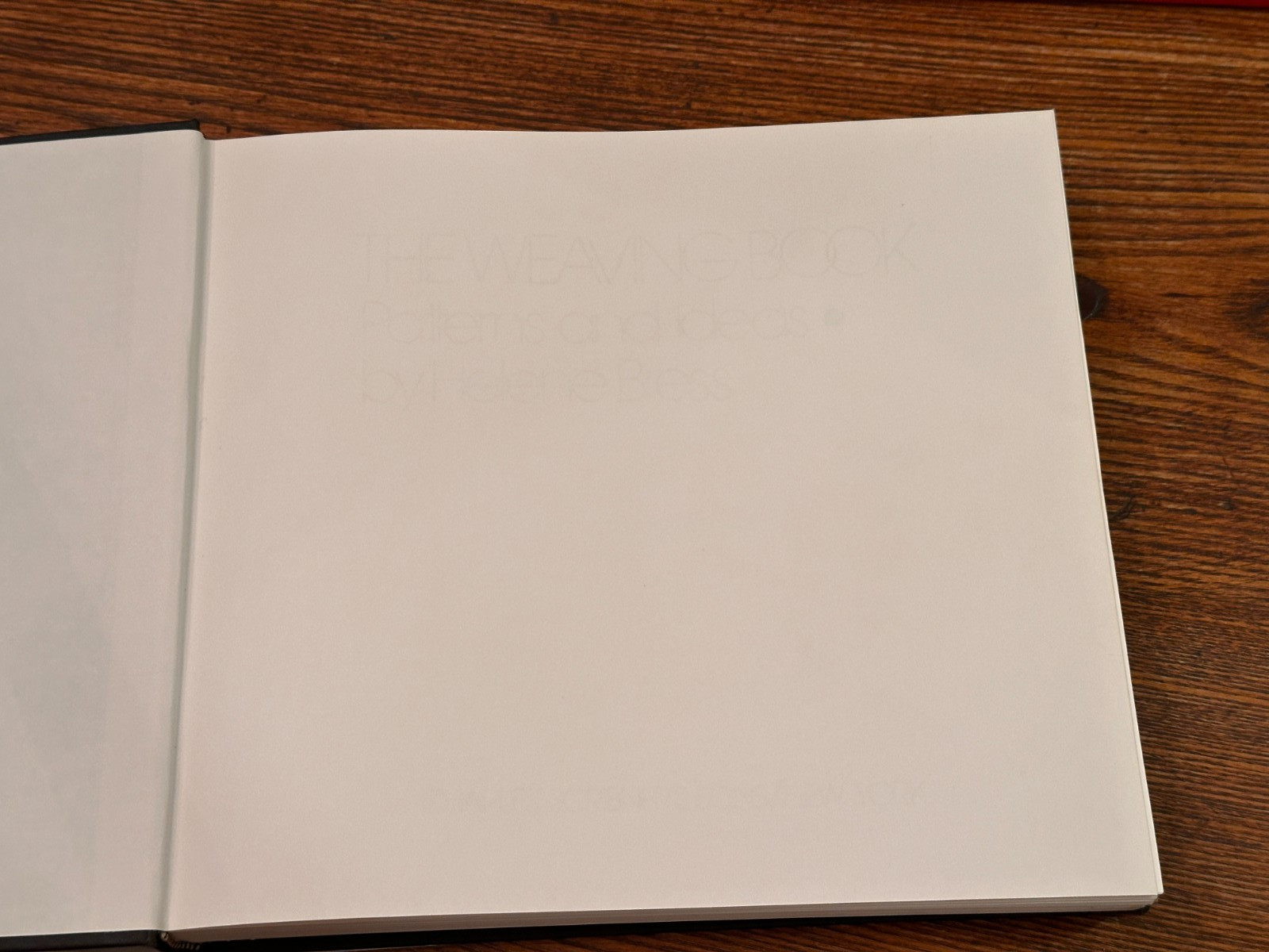THE WEAVING BOOK Patterns & Ideas Helene Bress hardcover 548 pages