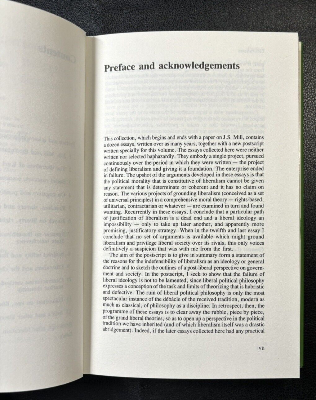 Liberalisms: Essays in Political Philosophy, Gray, John