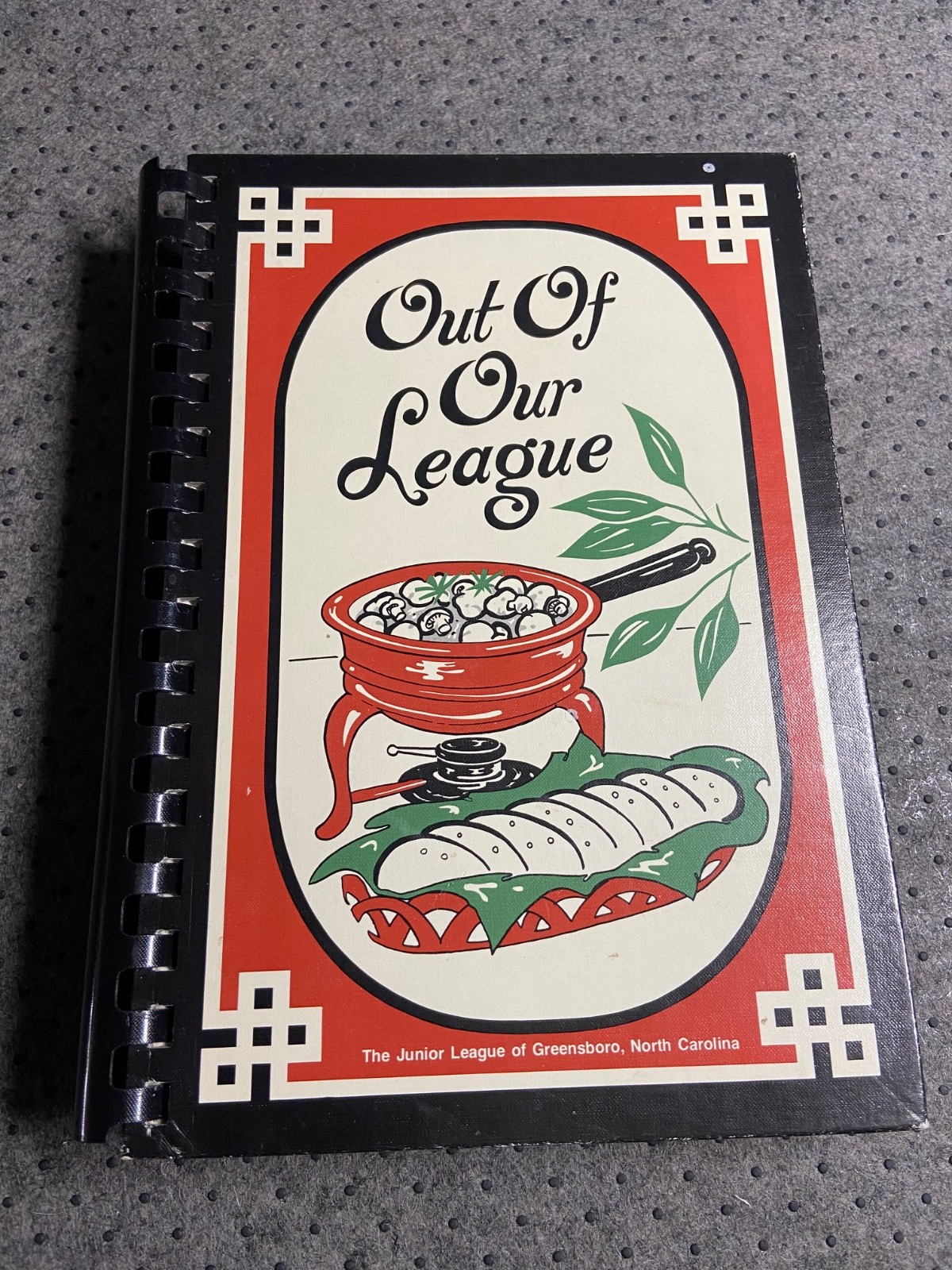 Cookbook VTG Out of Our League of Greensboro NC