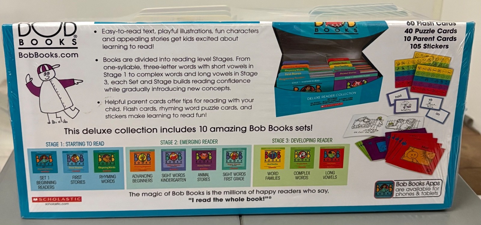 BOB Books Deluxe Reader Collection 104 books and more NEW